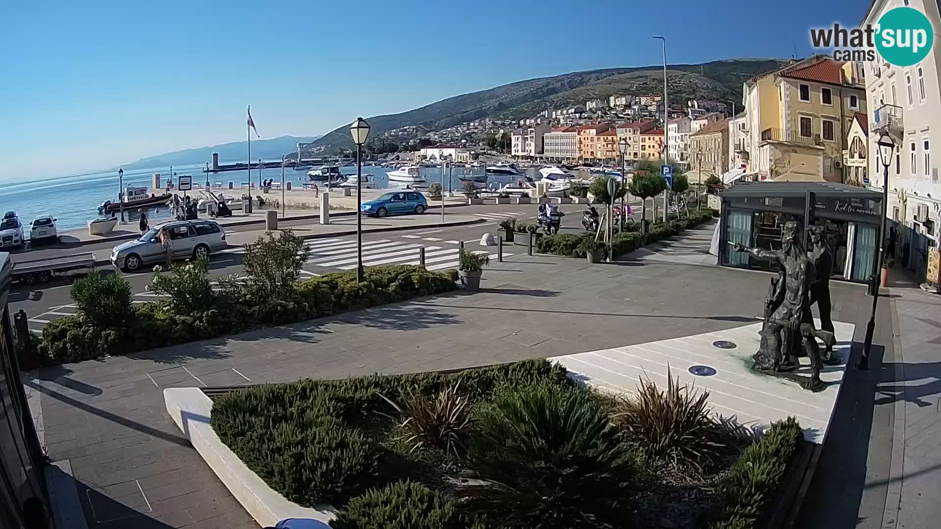 Spletna kamera v živo Senj riva – Hrvaška