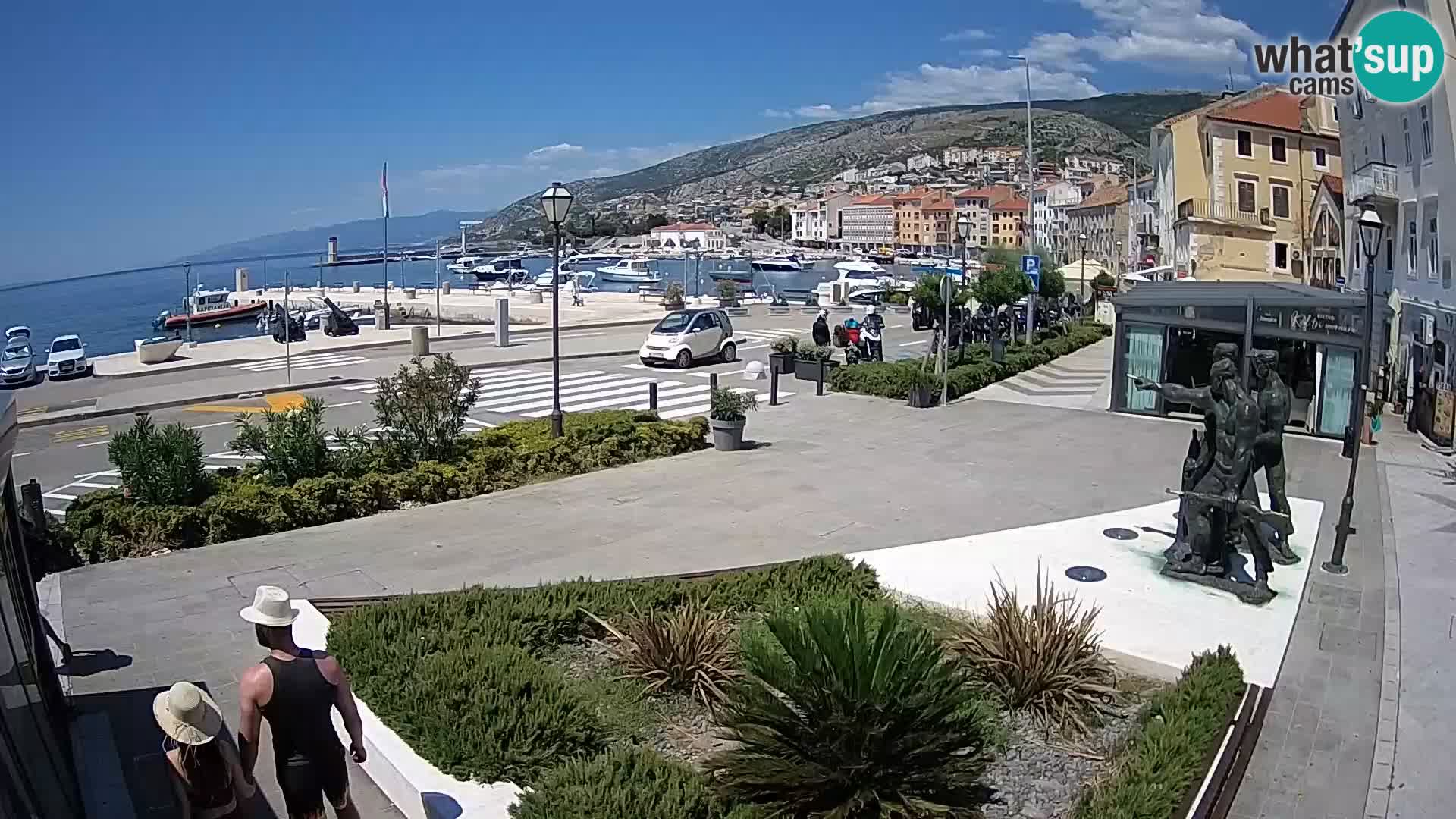 Live-Webcam Senj Riva – direkt am Meer – Kroatien