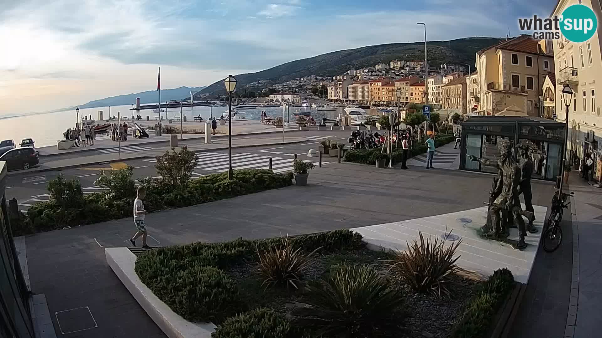 Spletna kamera v živo Senj riva – Hrvaška