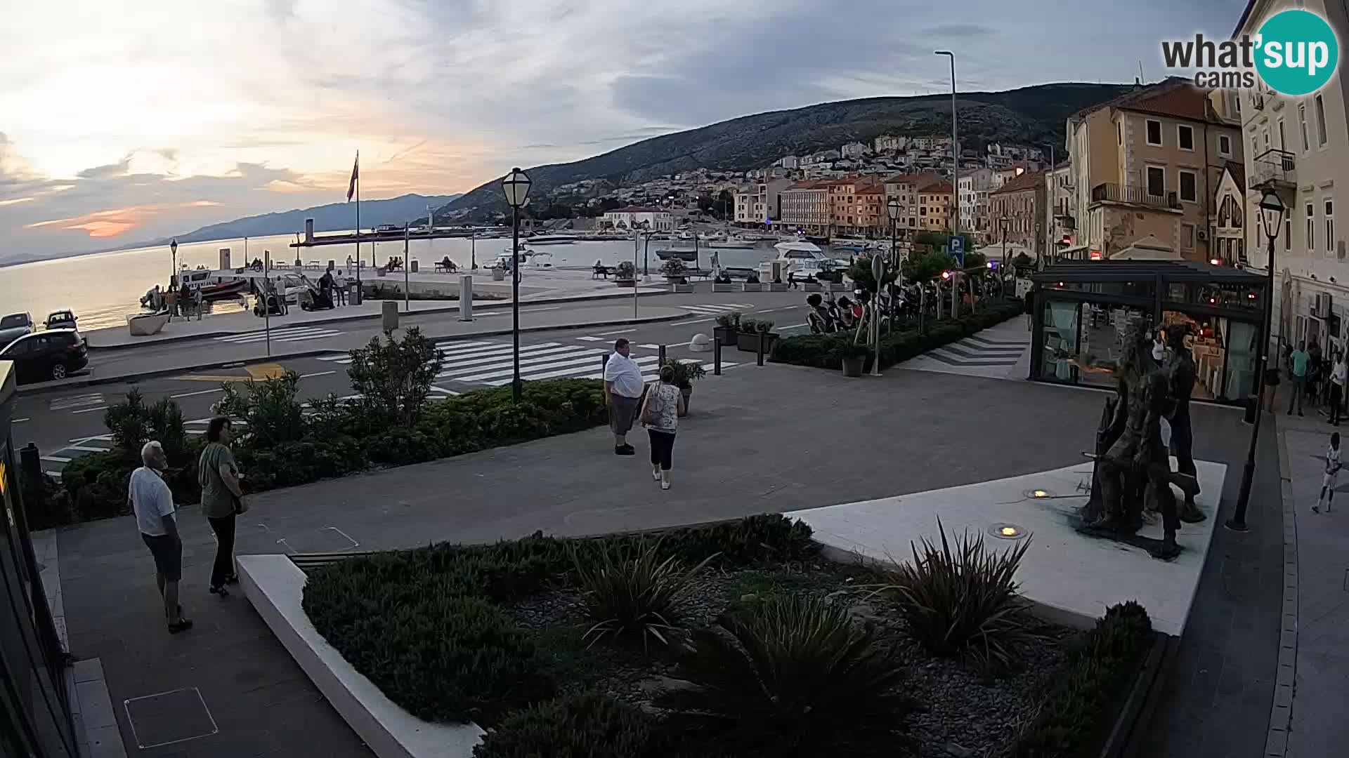 Spletna kamera v živo Senj riva – Hrvaška
