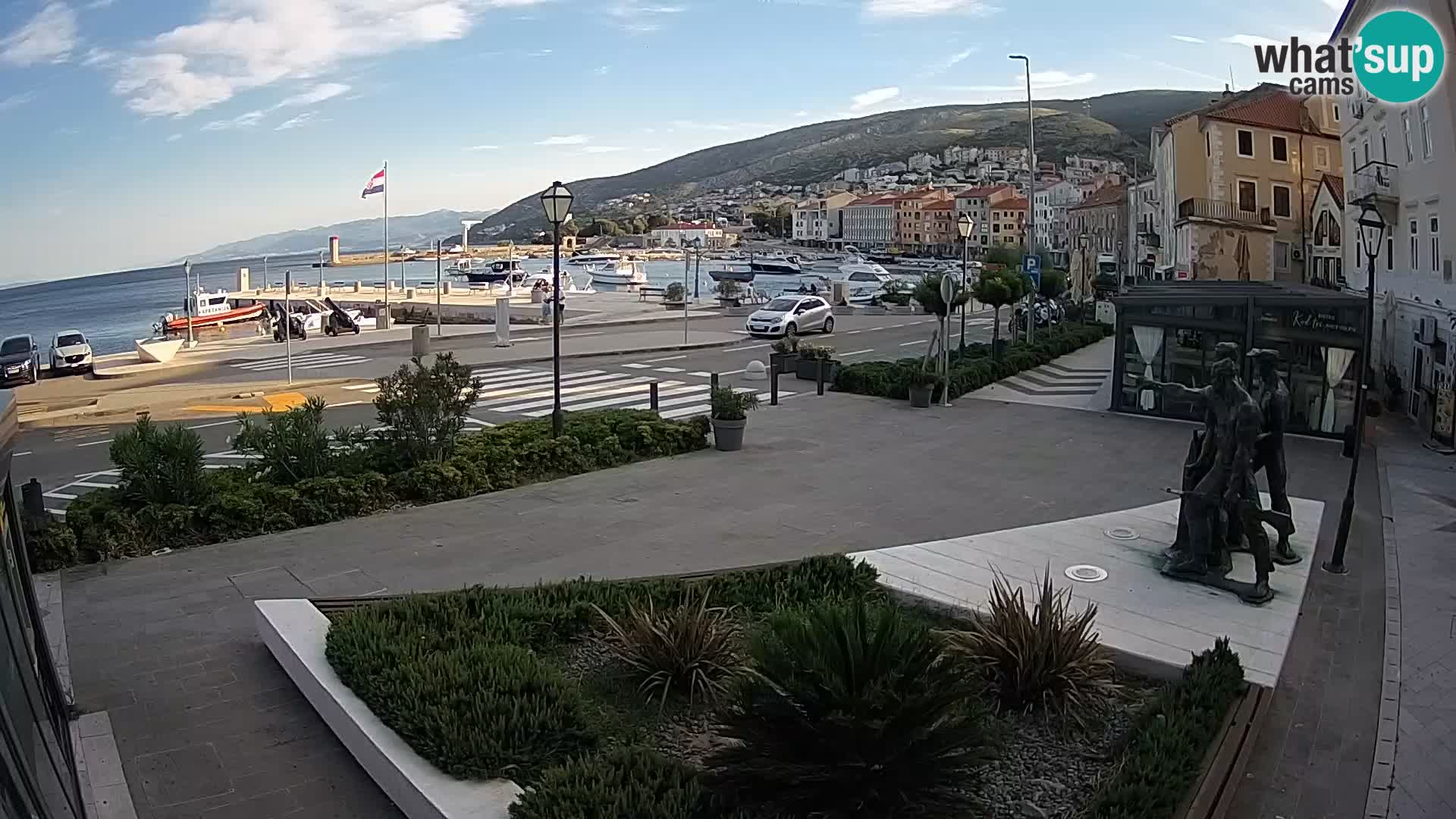 Spletna kamera v živo Senj riva – Hrvaška