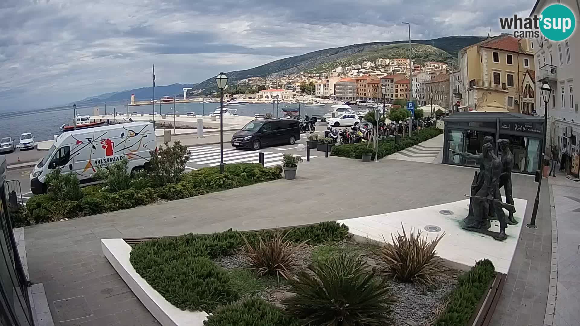 Live webcam Senj riva – seafront – Croatia