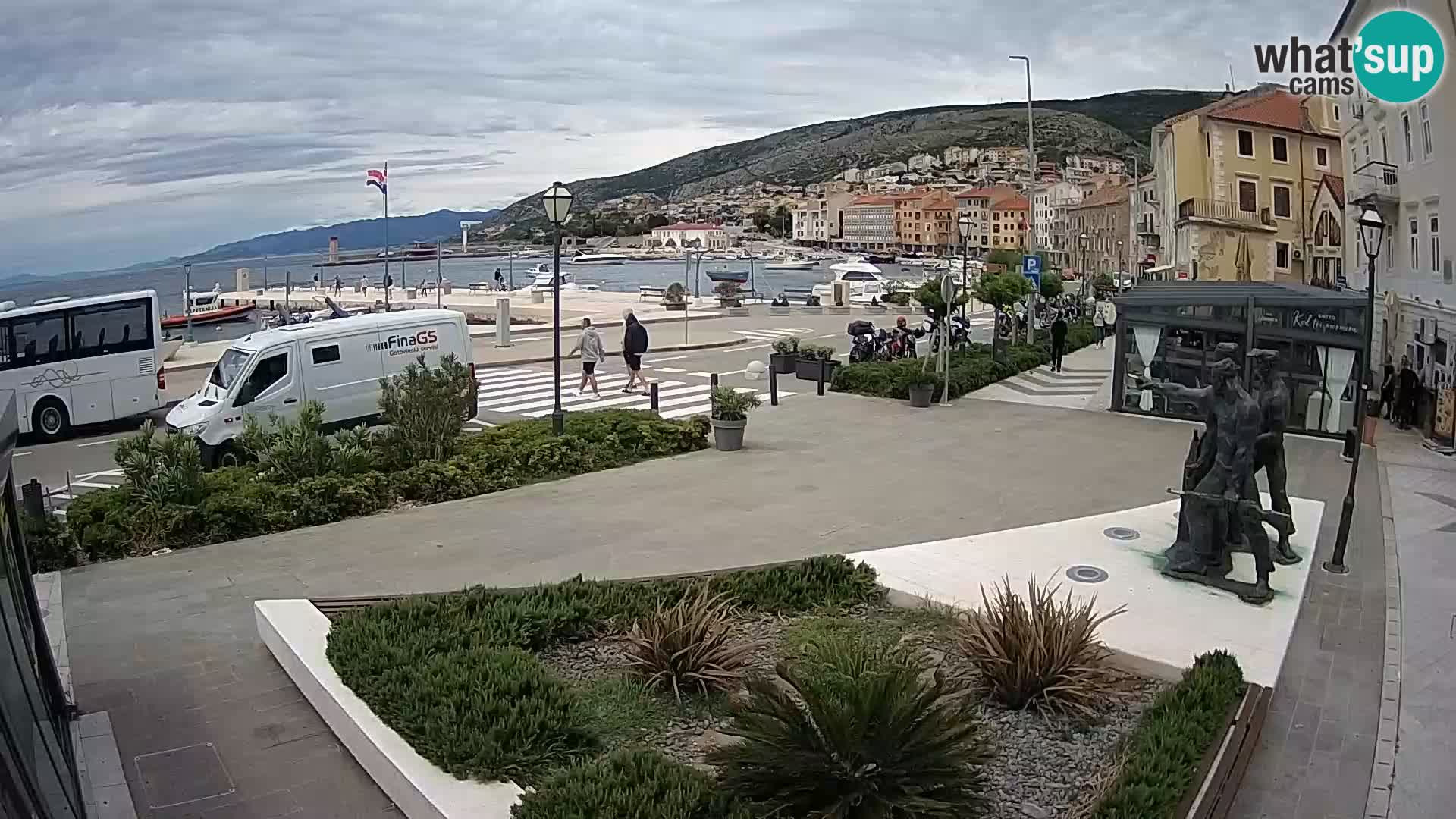 Live webcam Senj riva – seafront – Croatia