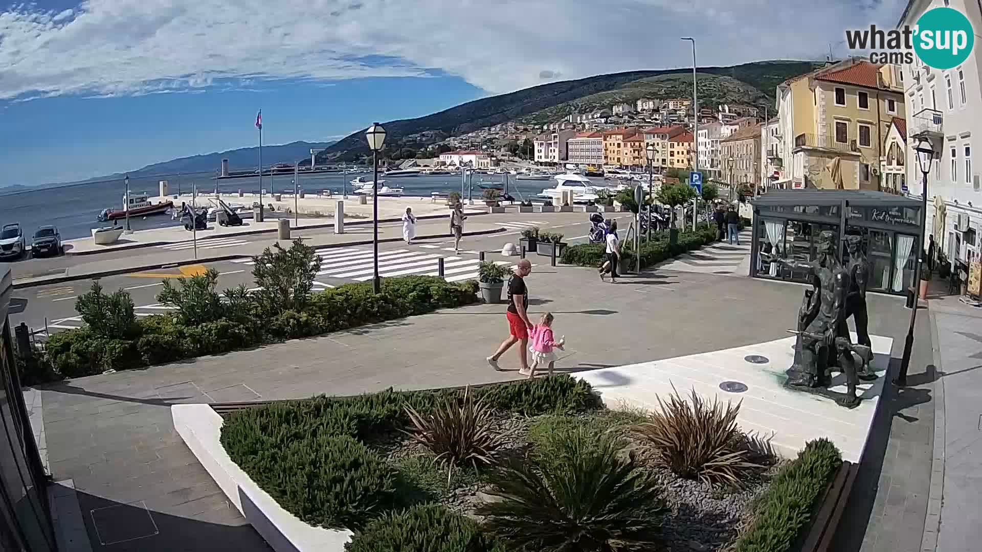 Live webcam Senj riva – seafront – Croatia