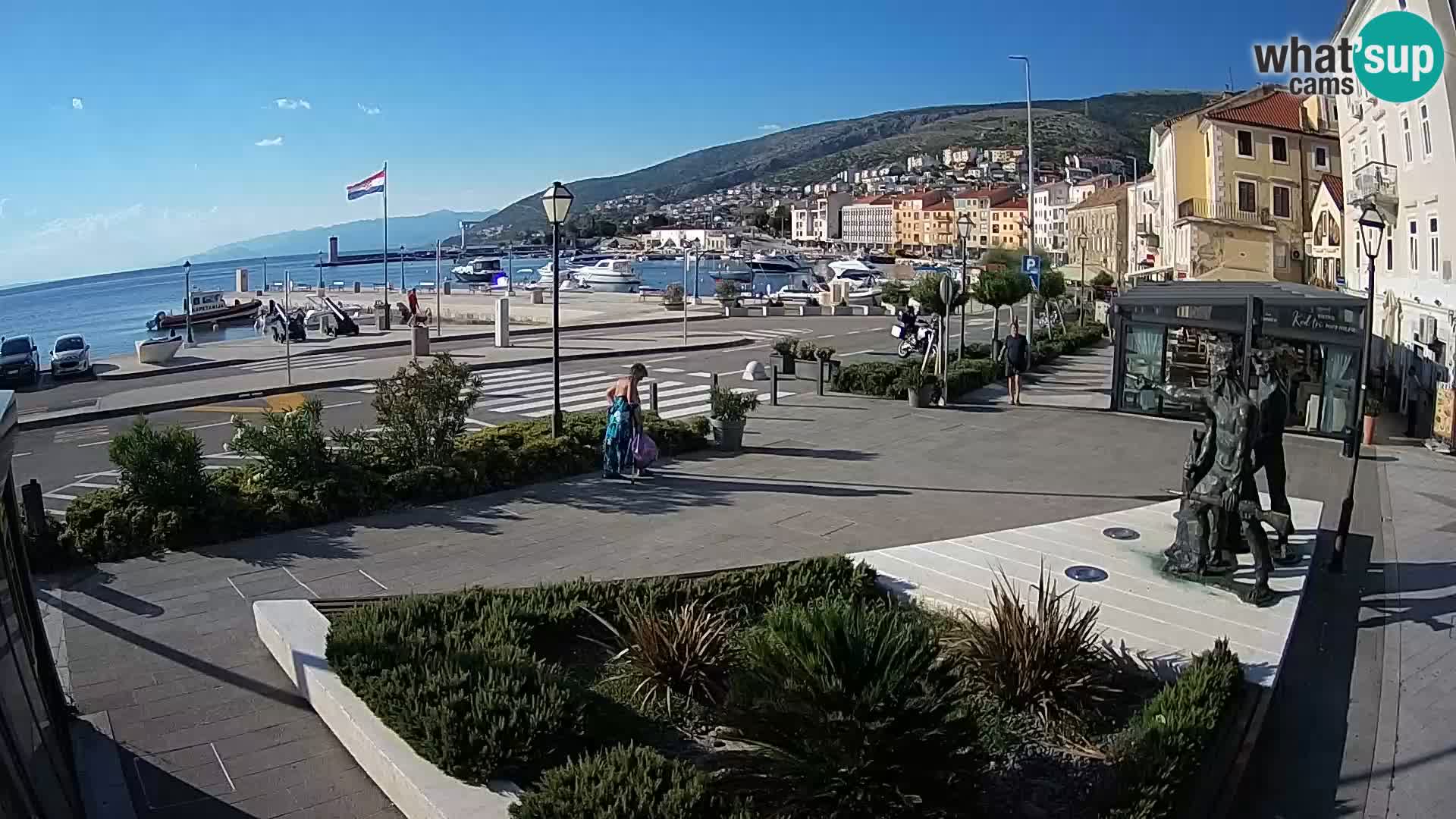 Live webcam Senj riva – seafront – Croatia