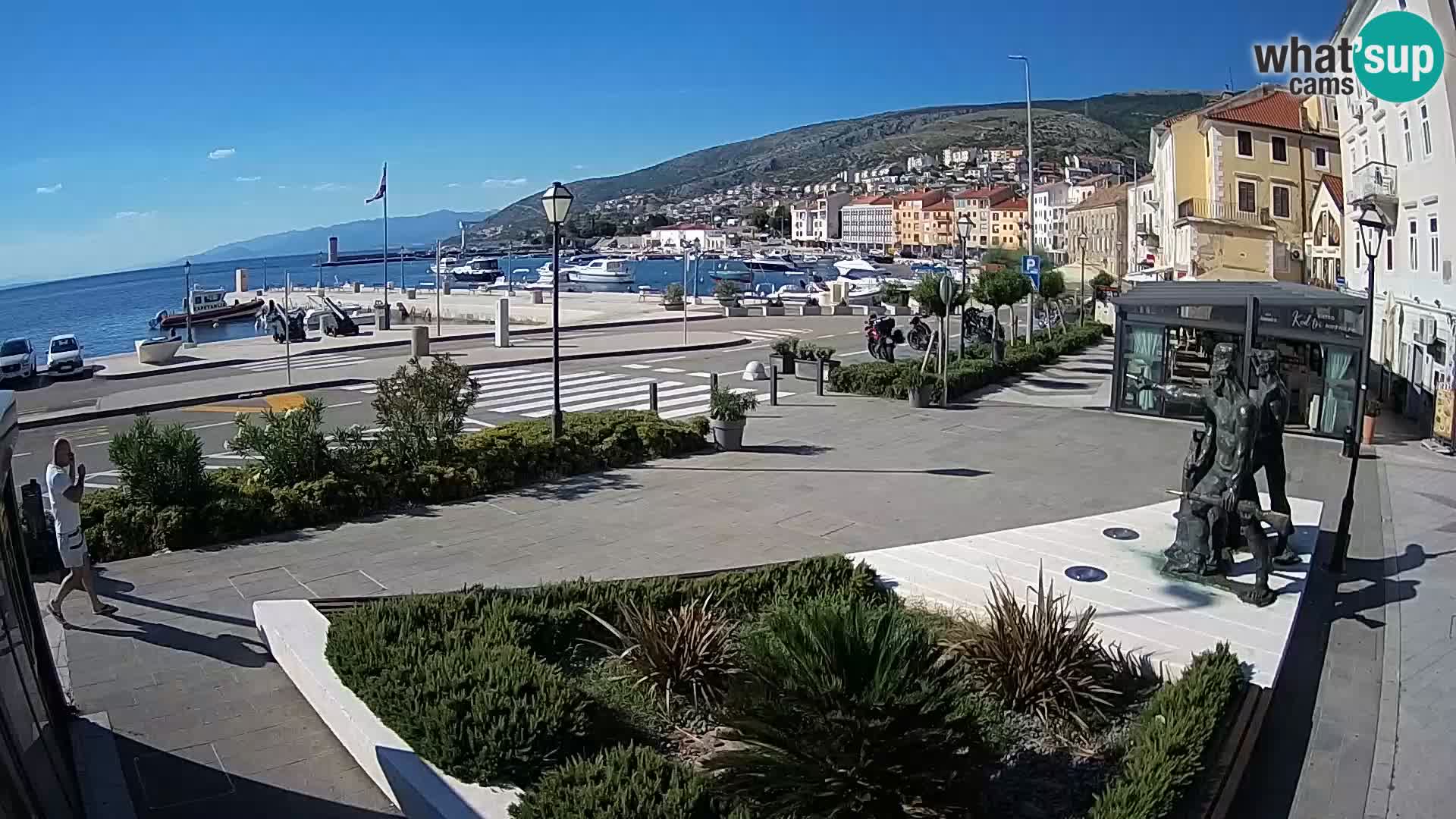 Webcam en vivo Senj riva – paseo marítimo