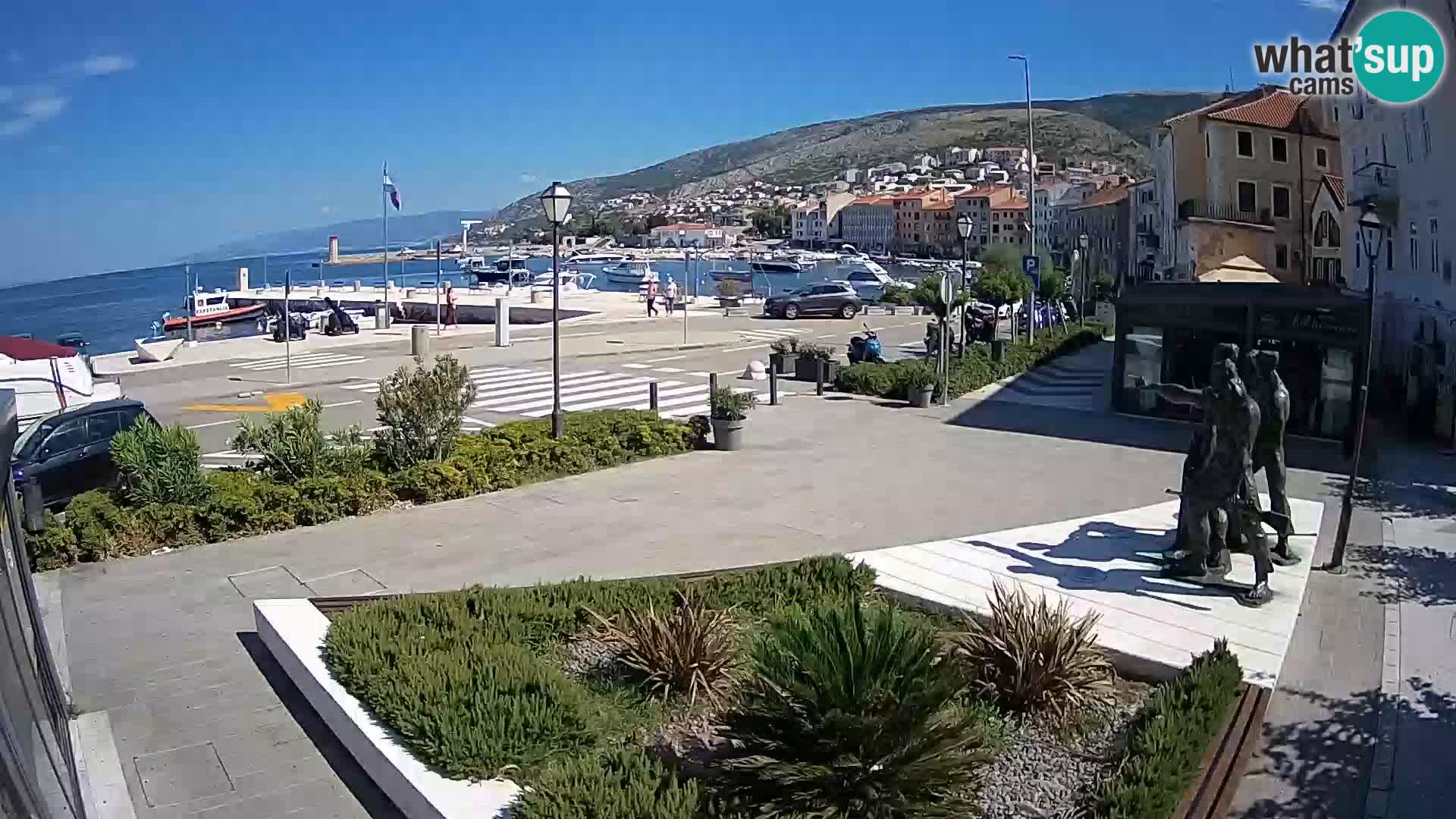 Live webcam Senj riva – fronte mare