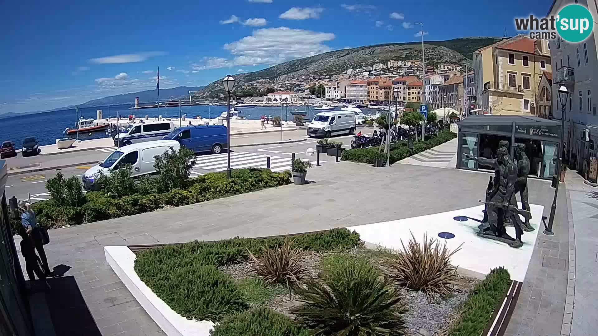 Live webcam Senj riva – seafront – Croatia