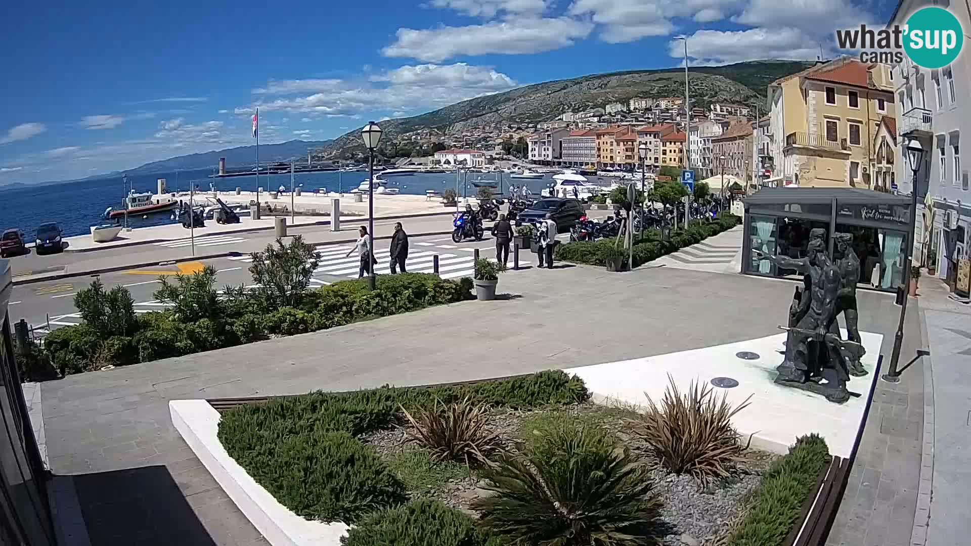 Live webcam Senj riva – seafront – Croatia