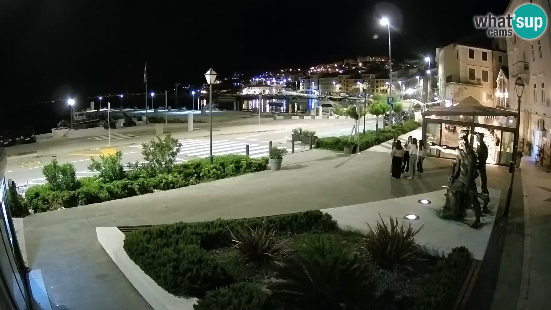 Live webcam Senj riva – seafront – Croatia