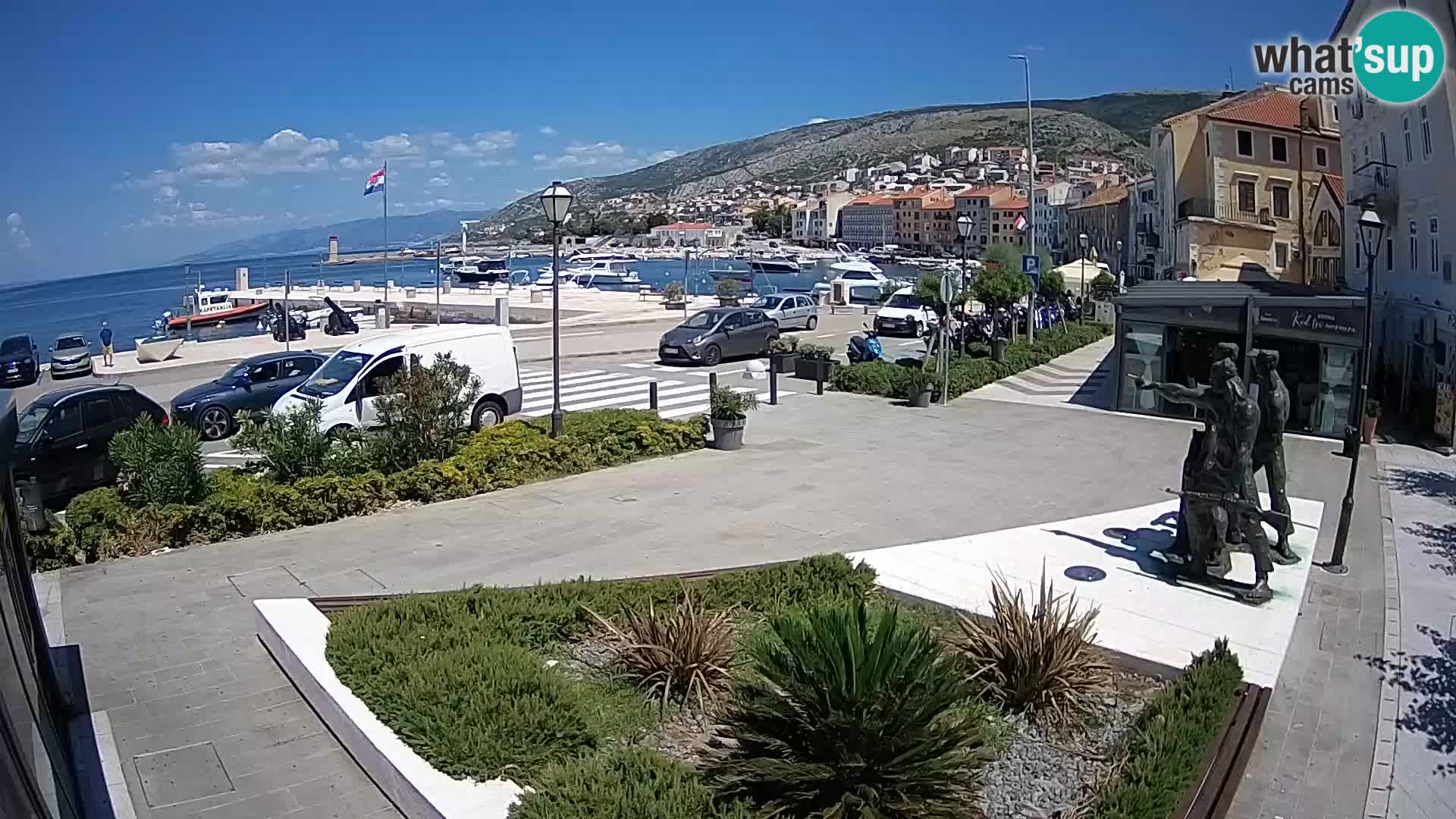 Live-Webcam Senj Riva – direkt am Meer – Kroatien