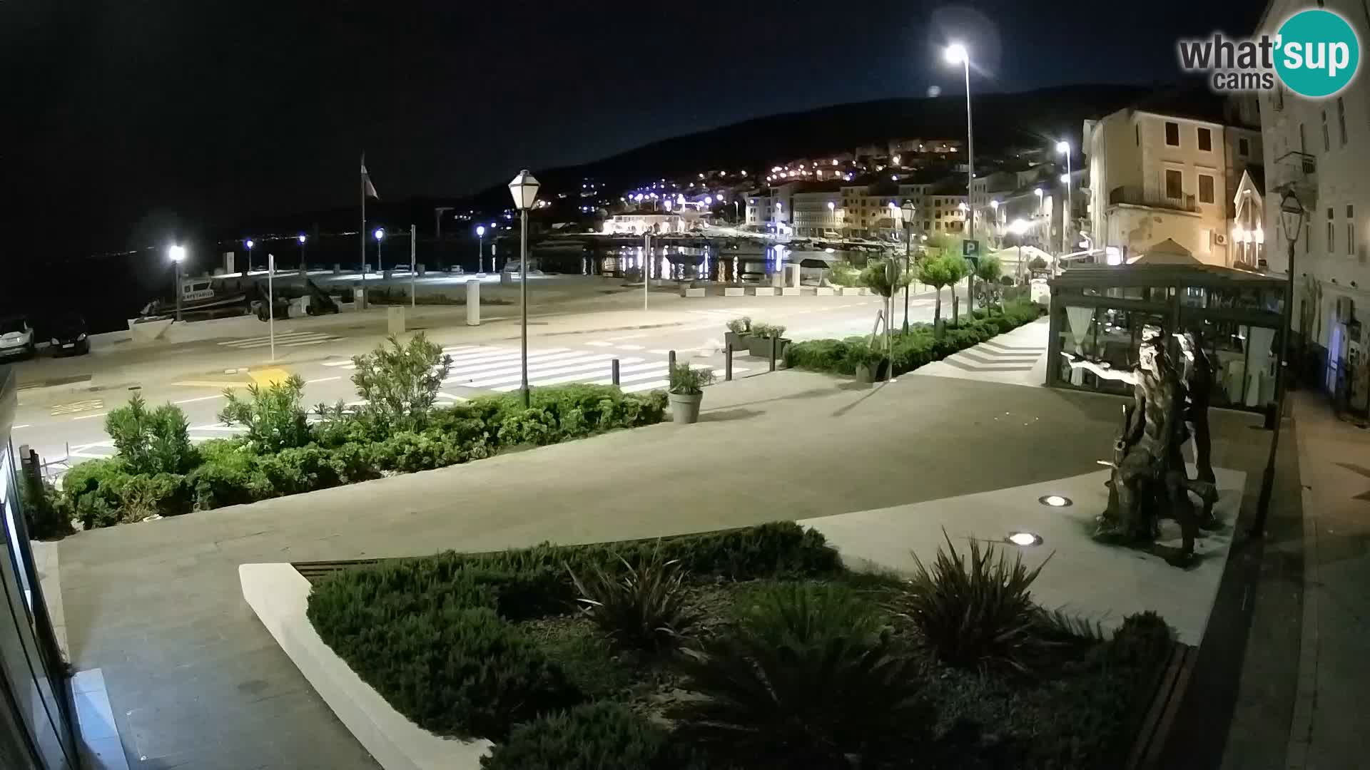 Live-Webcam Senj Riva – direkt am Meer – Kroatien
