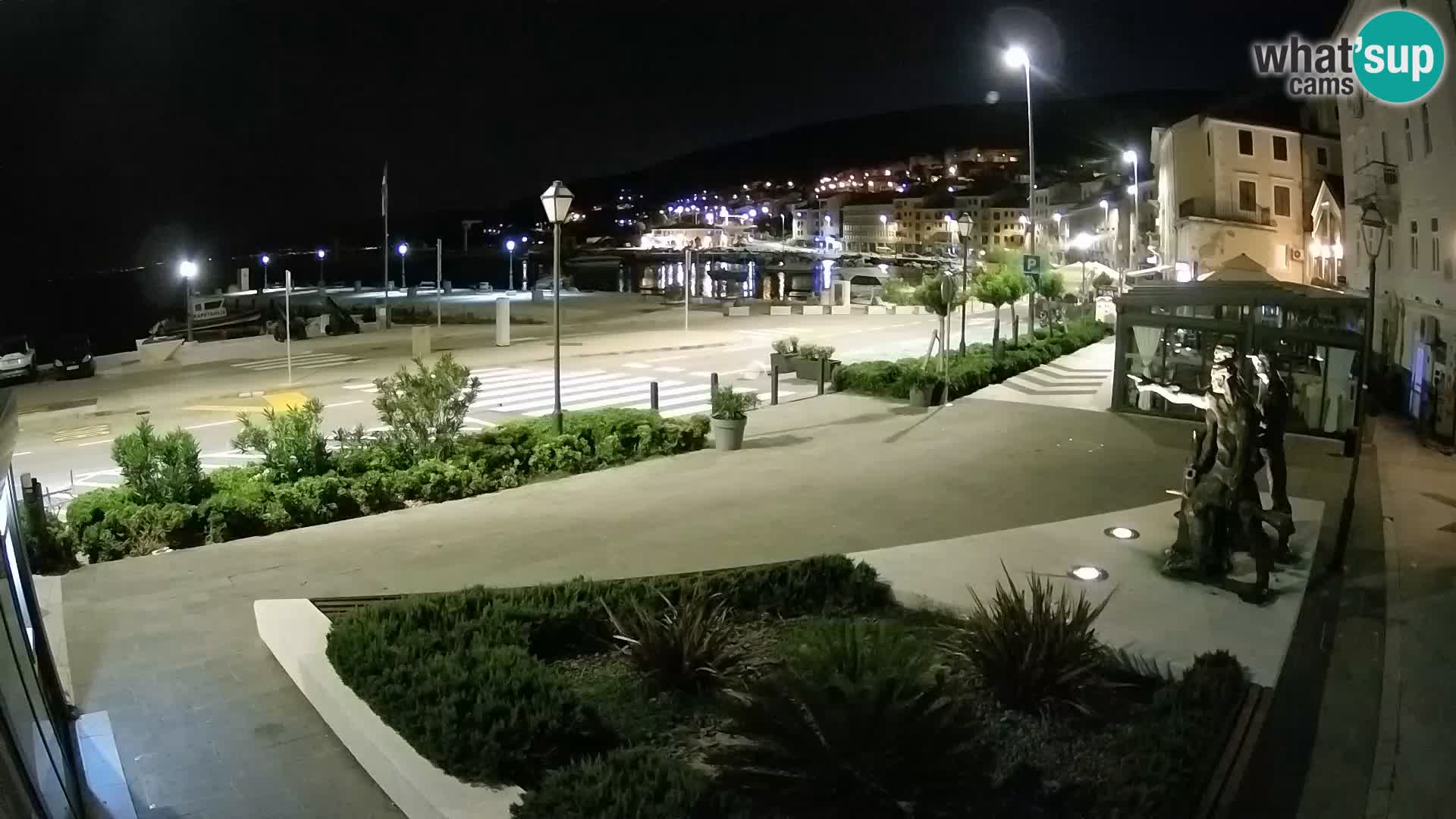 Spletna kamera v živo Senj riva – Hrvaška