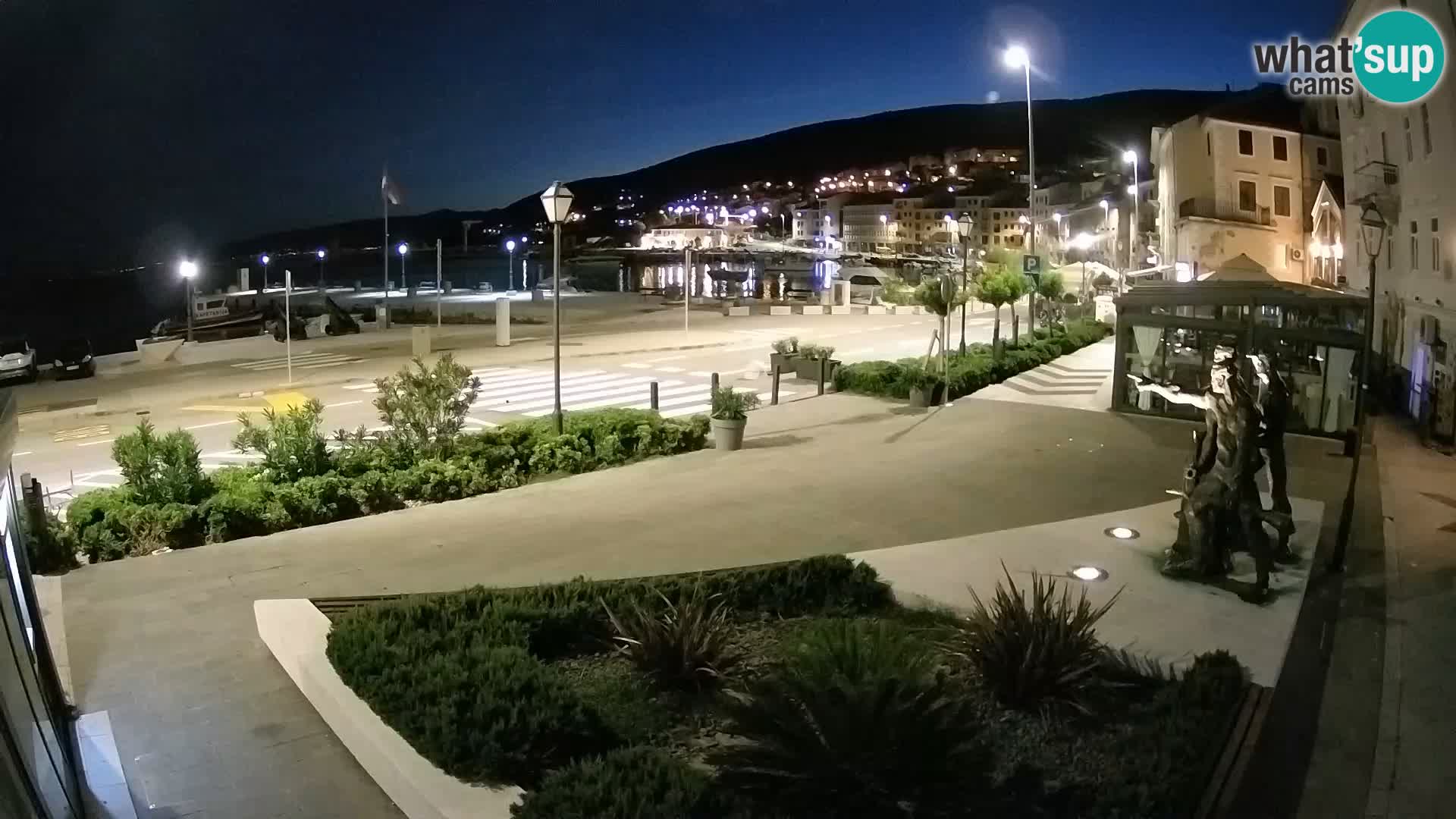 Spletna kamera v živo Senj riva – Hrvaška