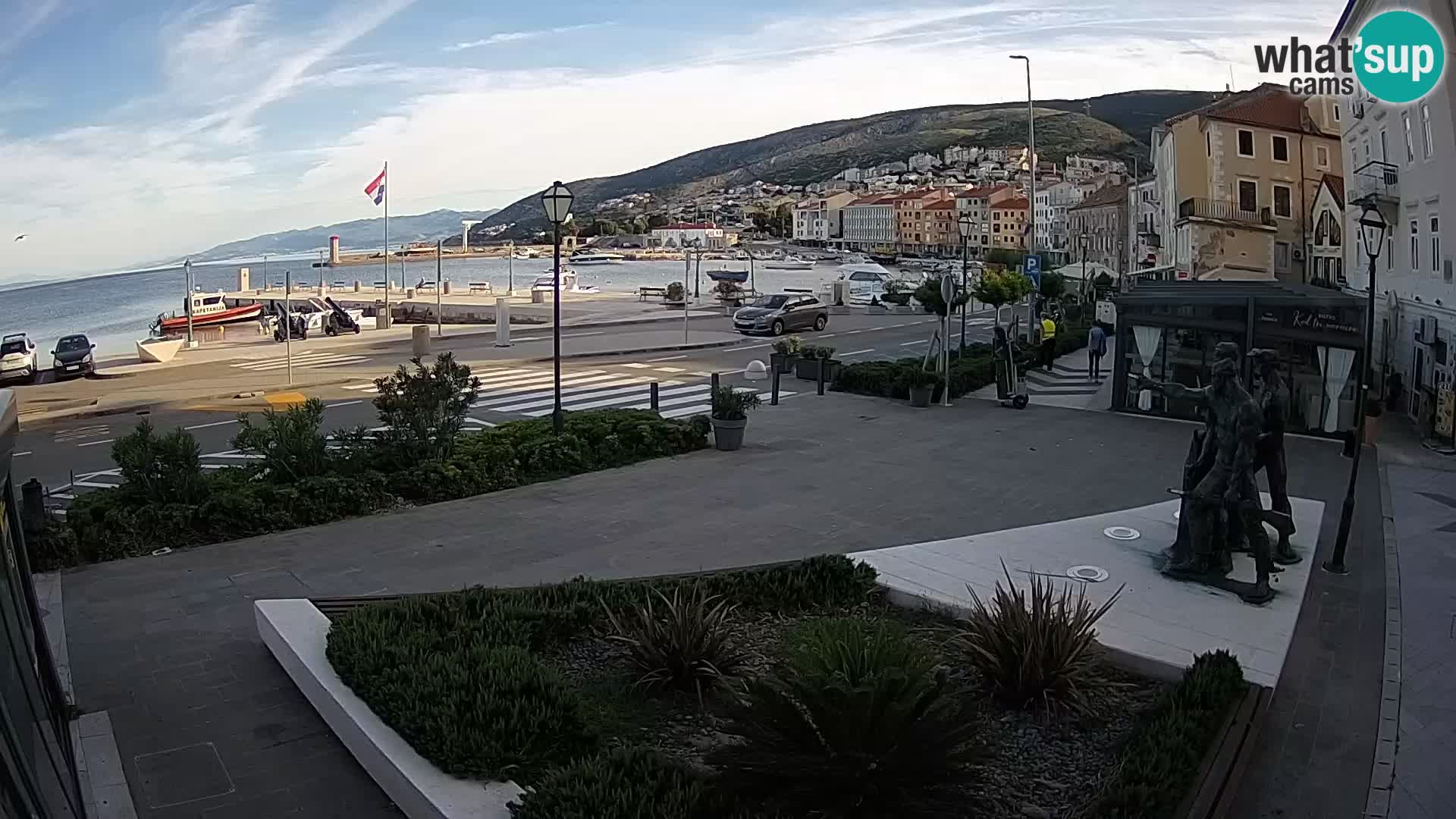 Live webcam Senj riva – fronte mare