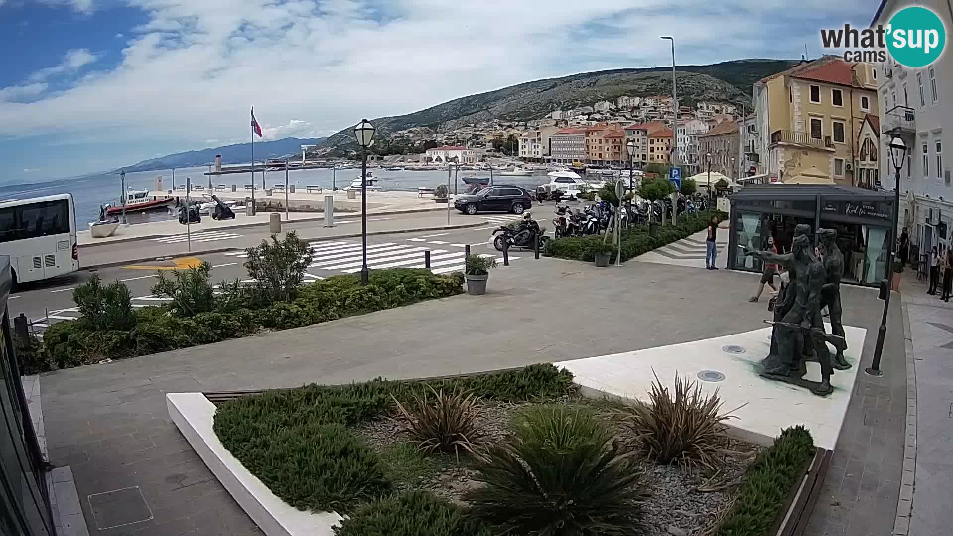 Live-Webcam Senj Riva – direkt am Meer – Kroatien
