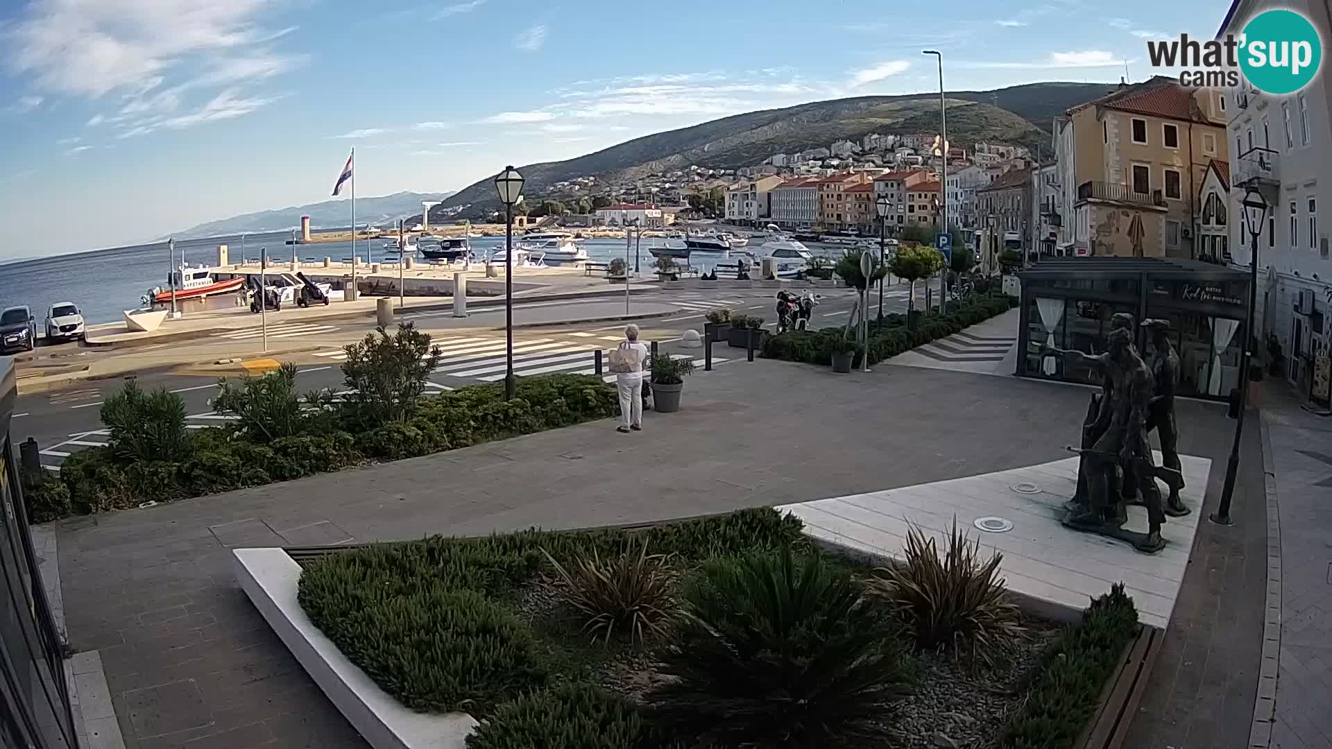 Live webcam Senj riva – seafront – Croatia
