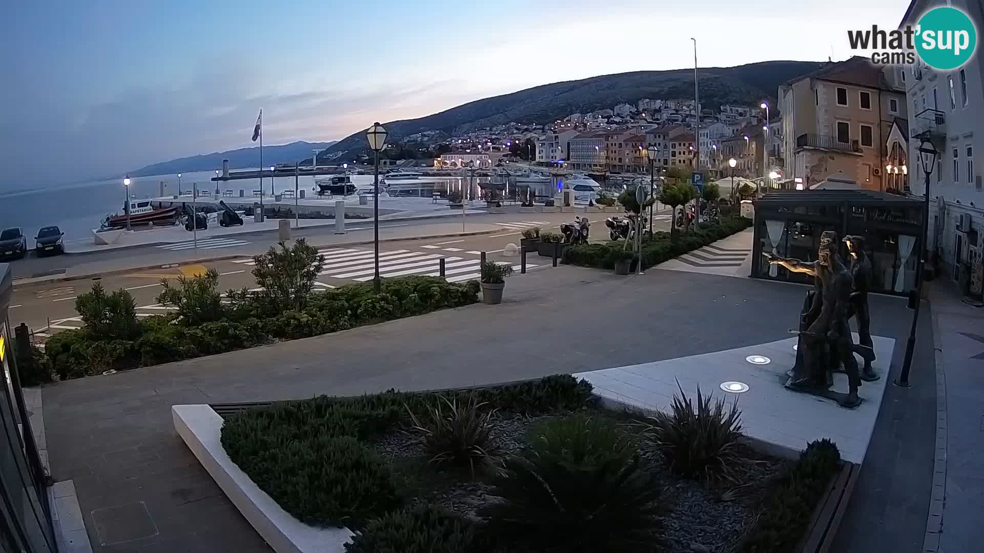 Live-Webcam Senj Riva – direkt am Meer – Kroatien