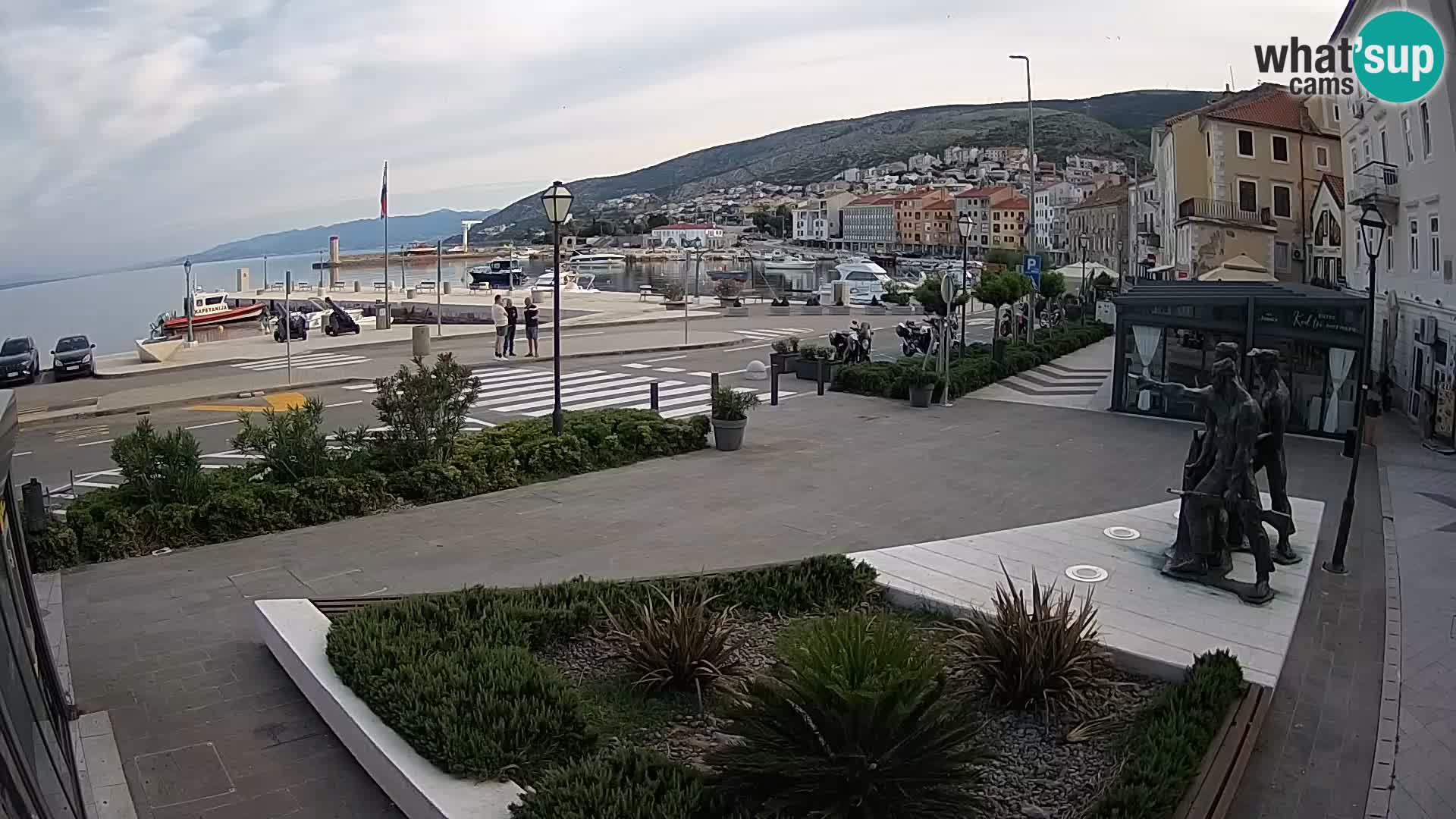 Live-Webcam Senj Riva – direkt am Meer – Kroatien