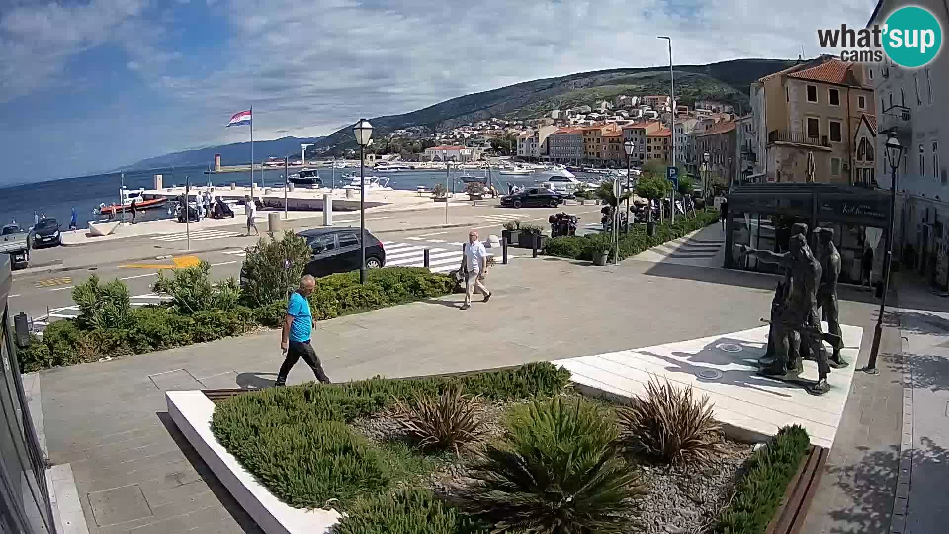 Live webcam Senj riva – seafront – Croatia