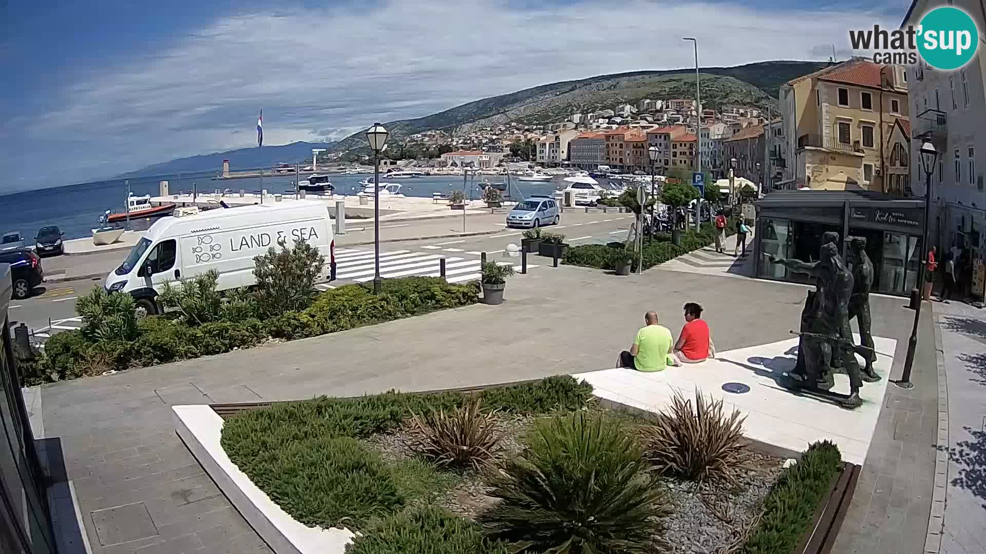 Live webcam Senj riva – seafront – Croatia