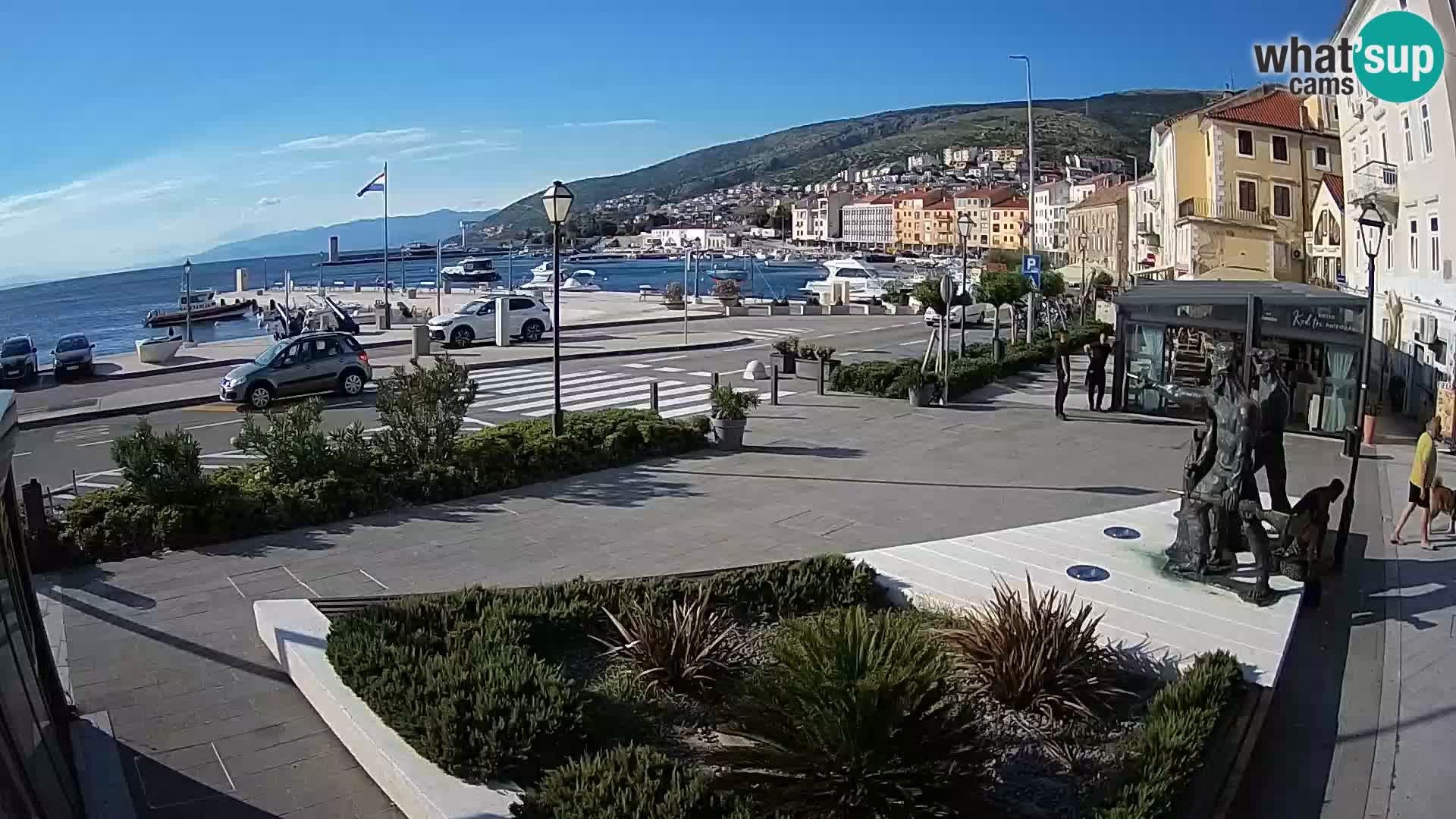 Live webcam Senj riva – seafront – Croatia