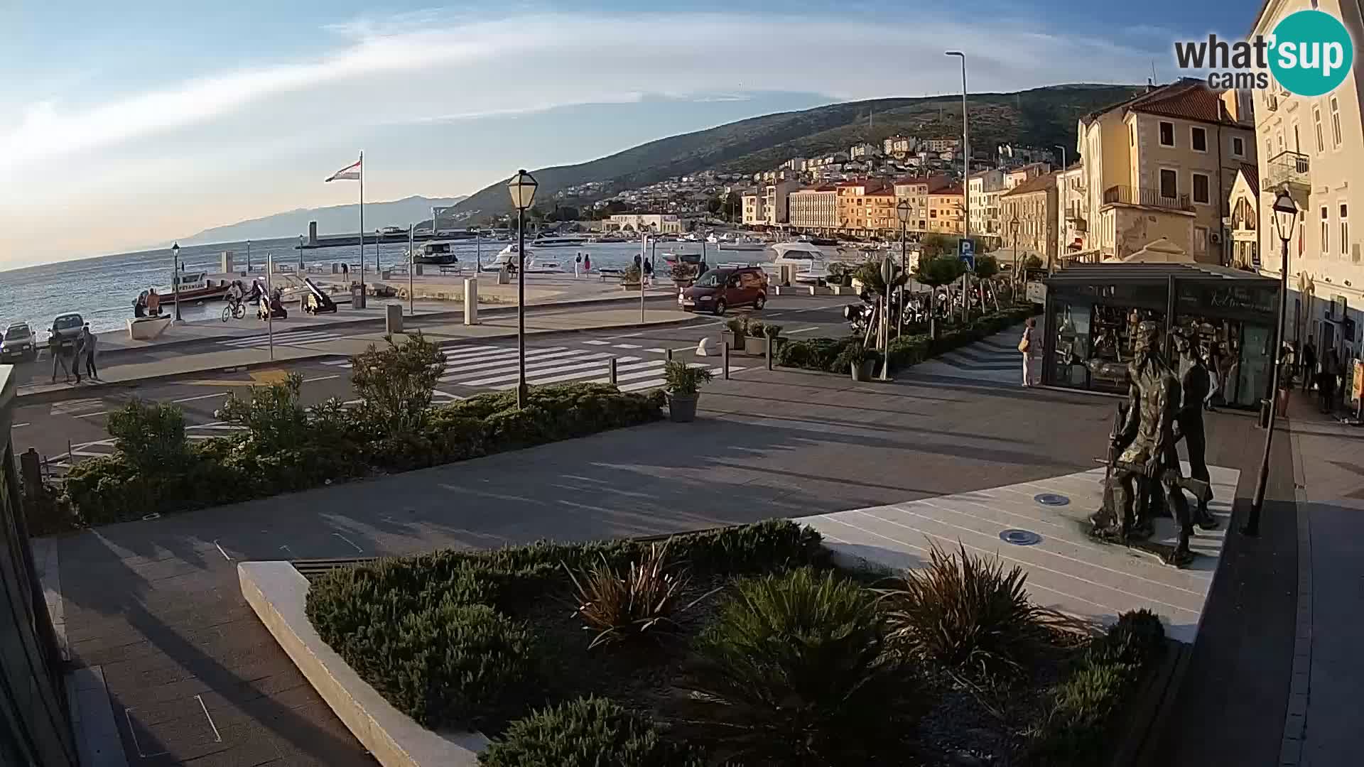 Live webcam Senj riva – seafront – Croatia
