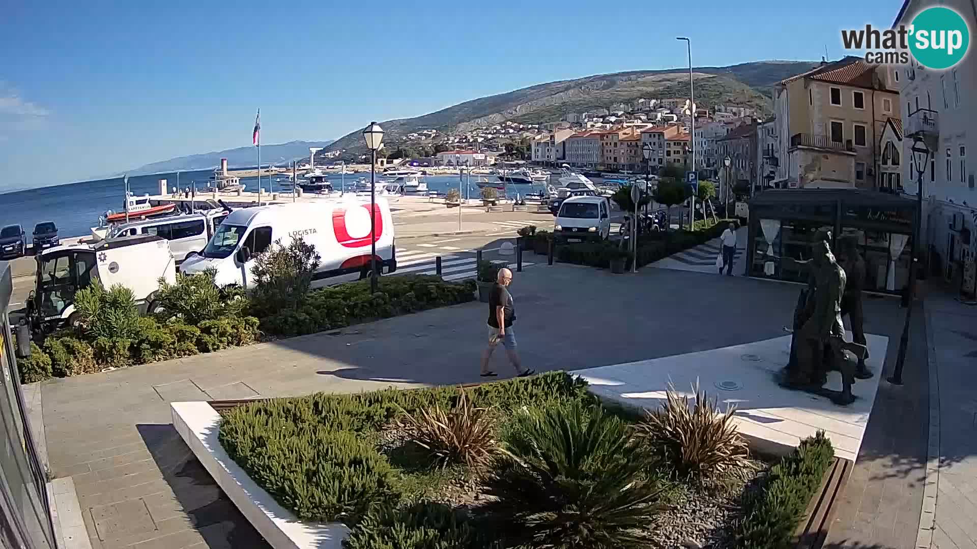 Live webcam Senj riva – fronte mare