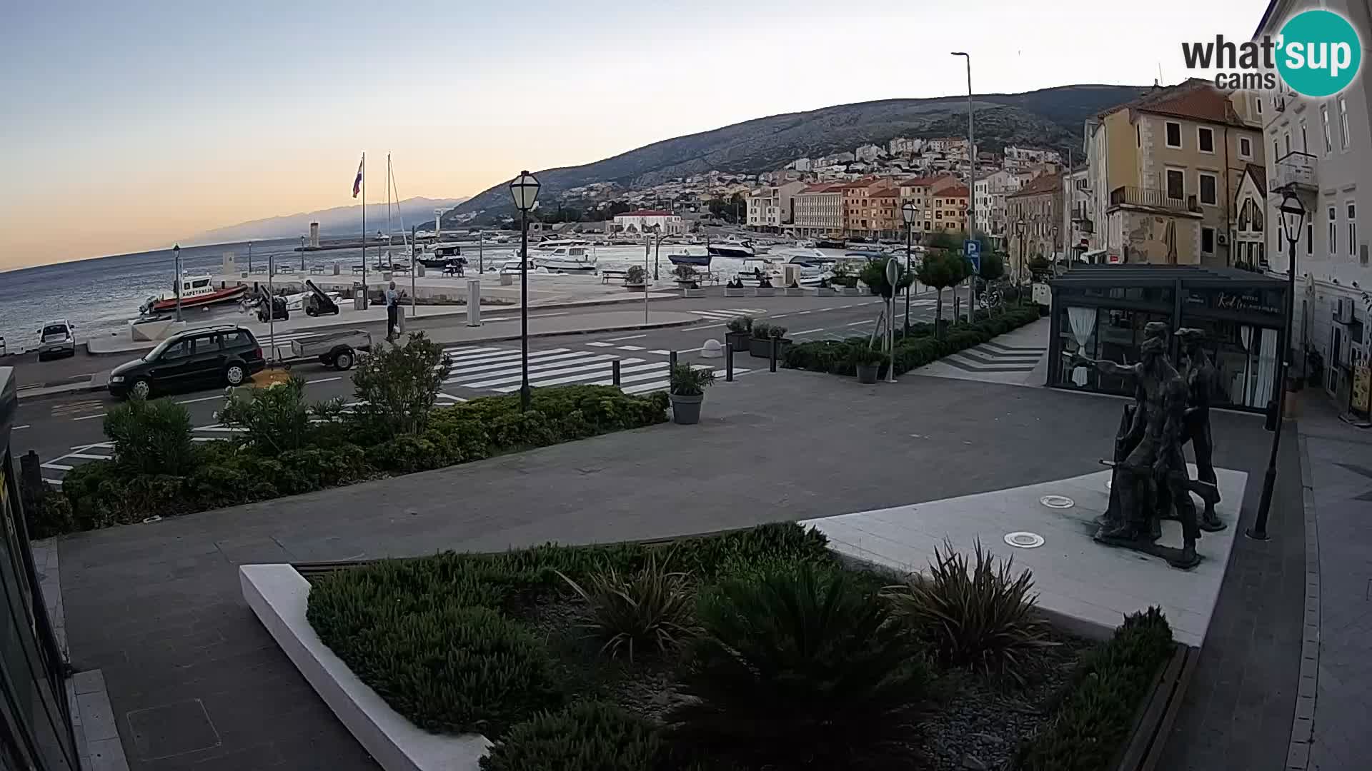 Spletna kamera v živo Senj riva – Hrvaška