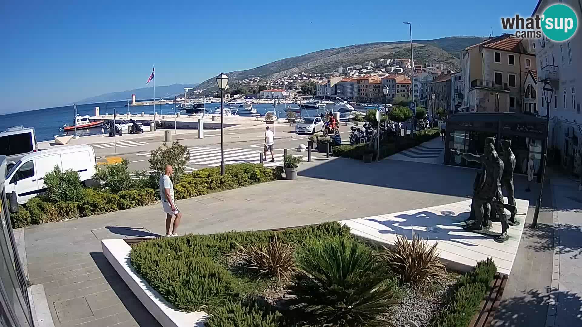 Live webcam Senj riva – seafront – Croatia