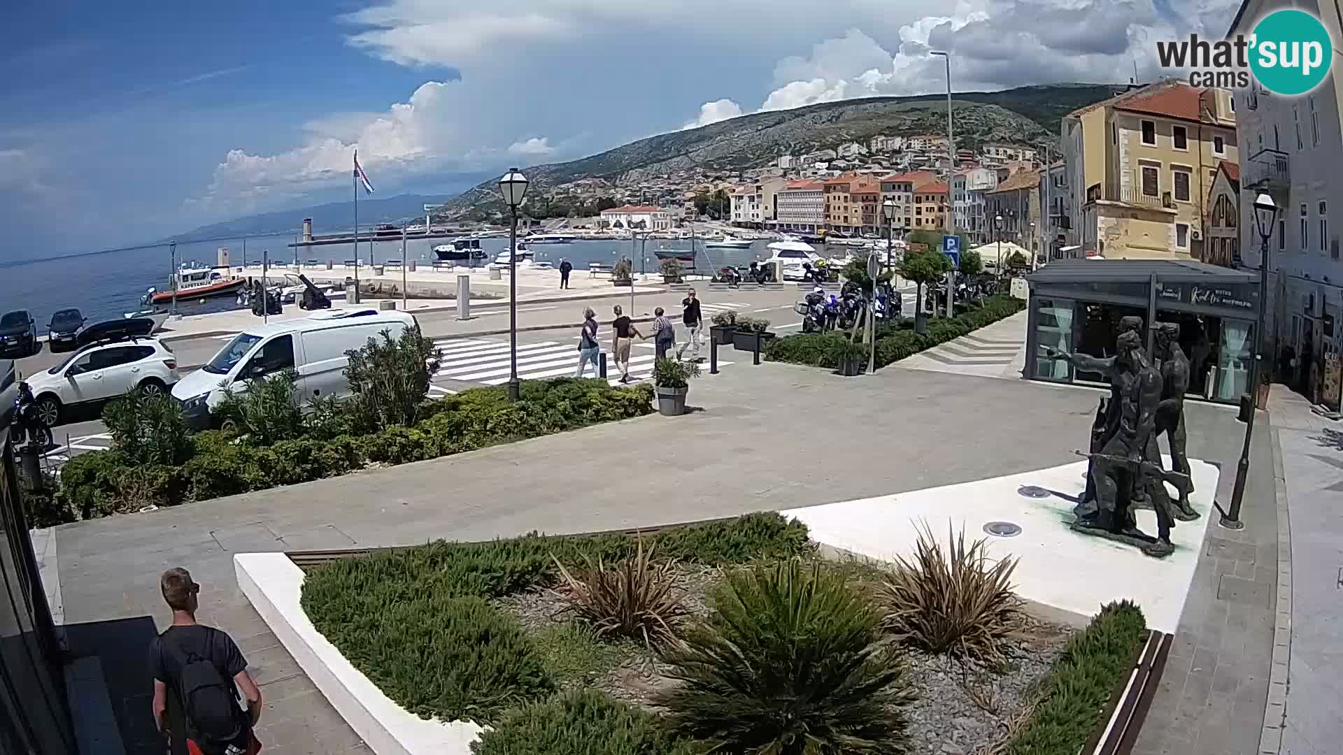 Live webcam Senj riva – seafront – Croatia