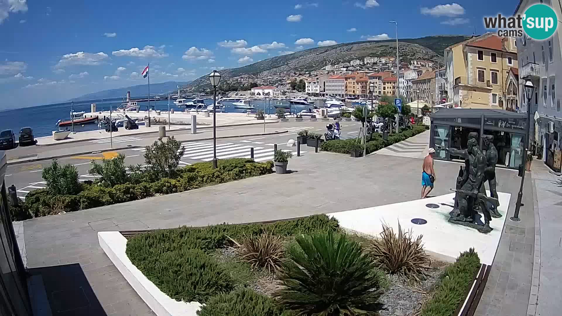 Live webcam Senj riva – seafront – Croatia