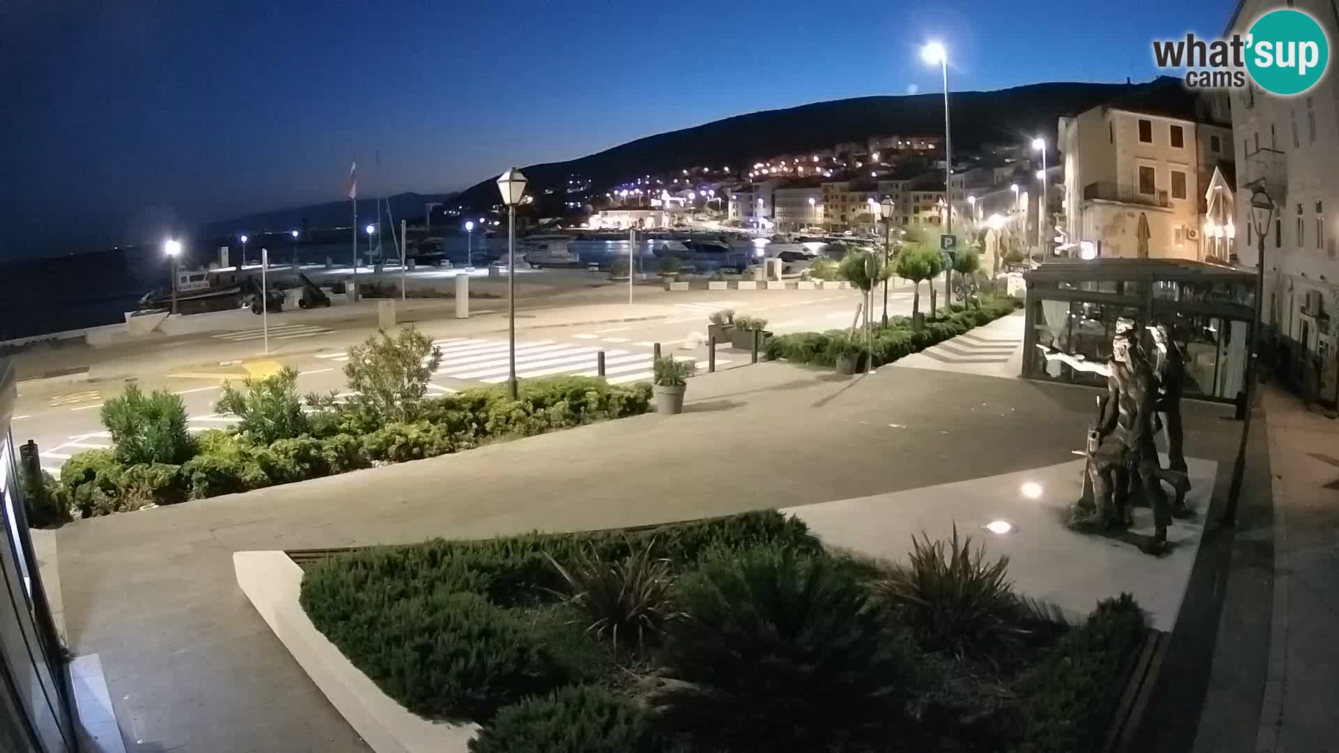 Live webcam Senj riva – fronte mare