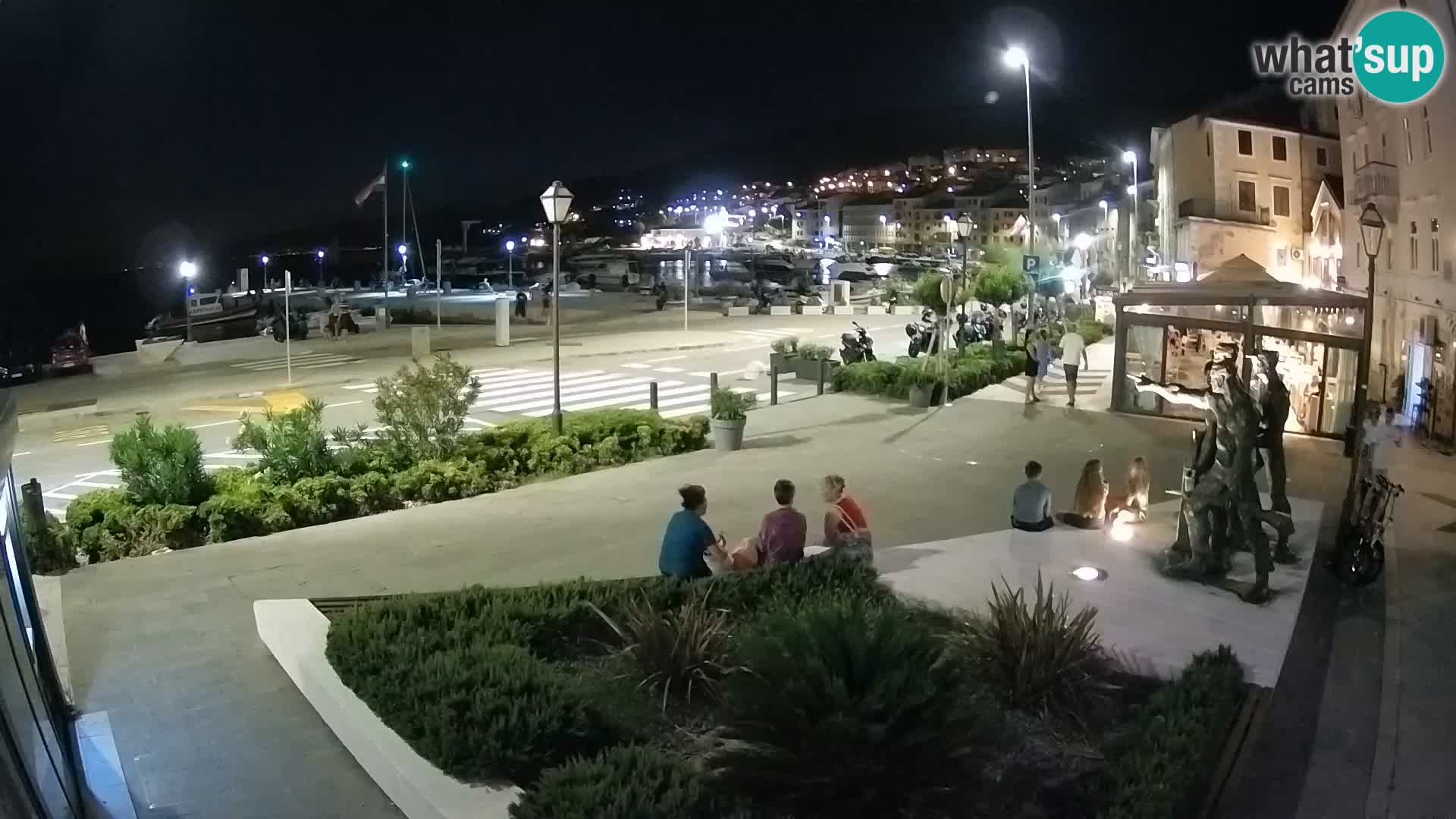 Live webcam Senj riva – seafront – Croatia