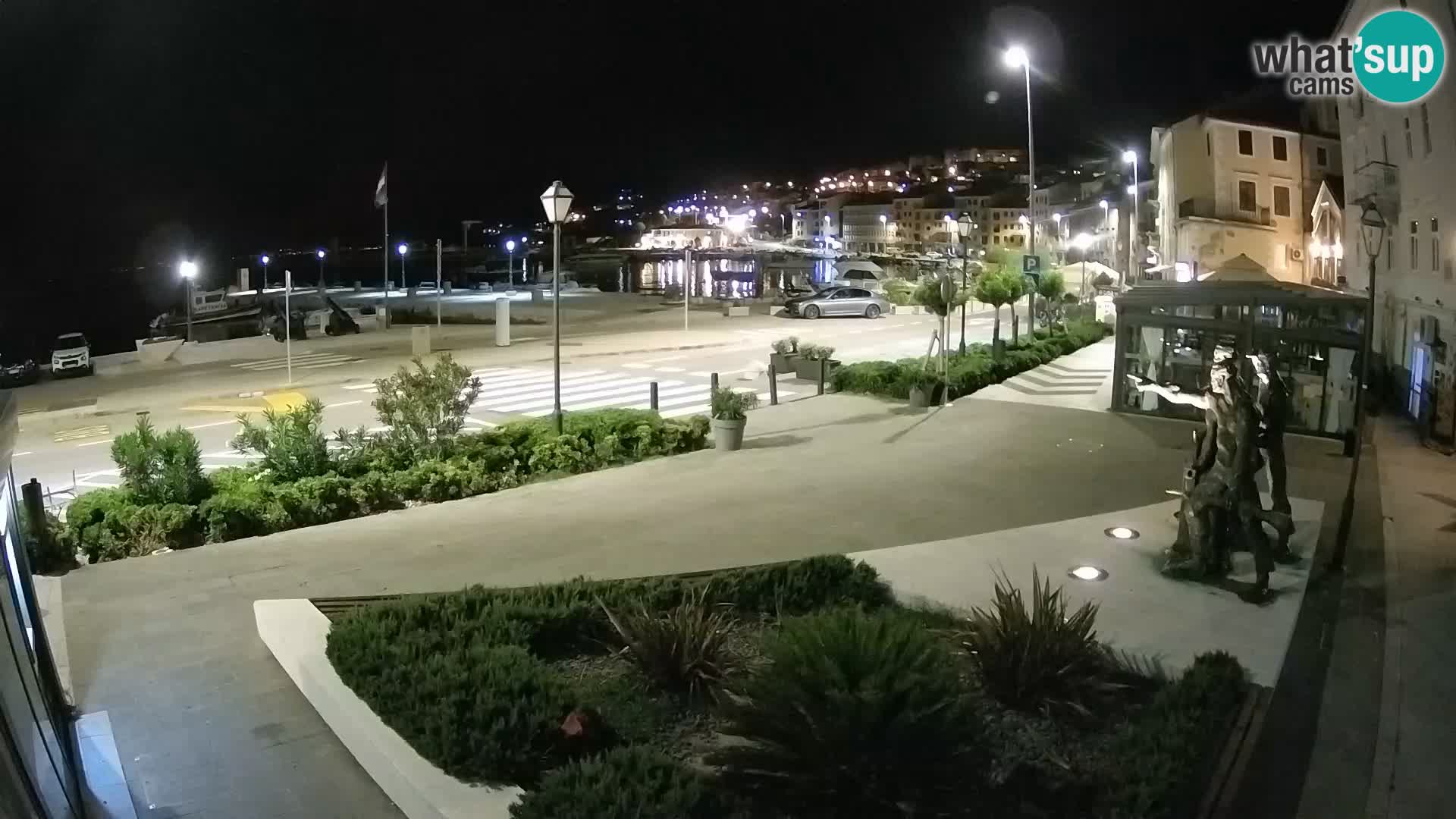 Live webcam Senj riva – seafront – Croatia