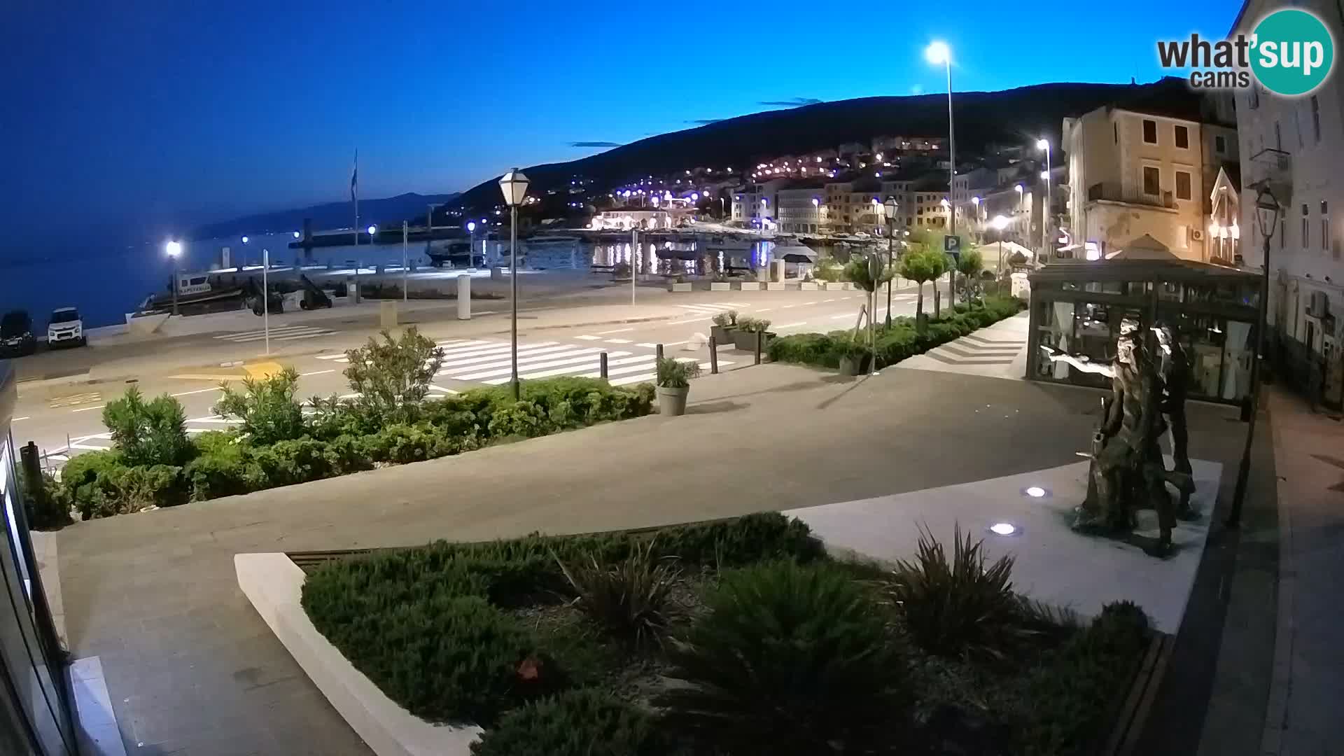 Webcam en vivo Senj riva – paseo marítimo