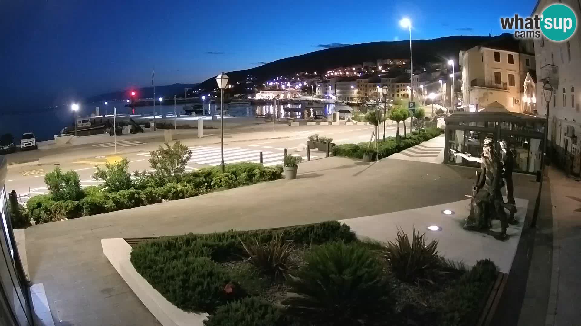 Live webcam Senj riva – fronte mare