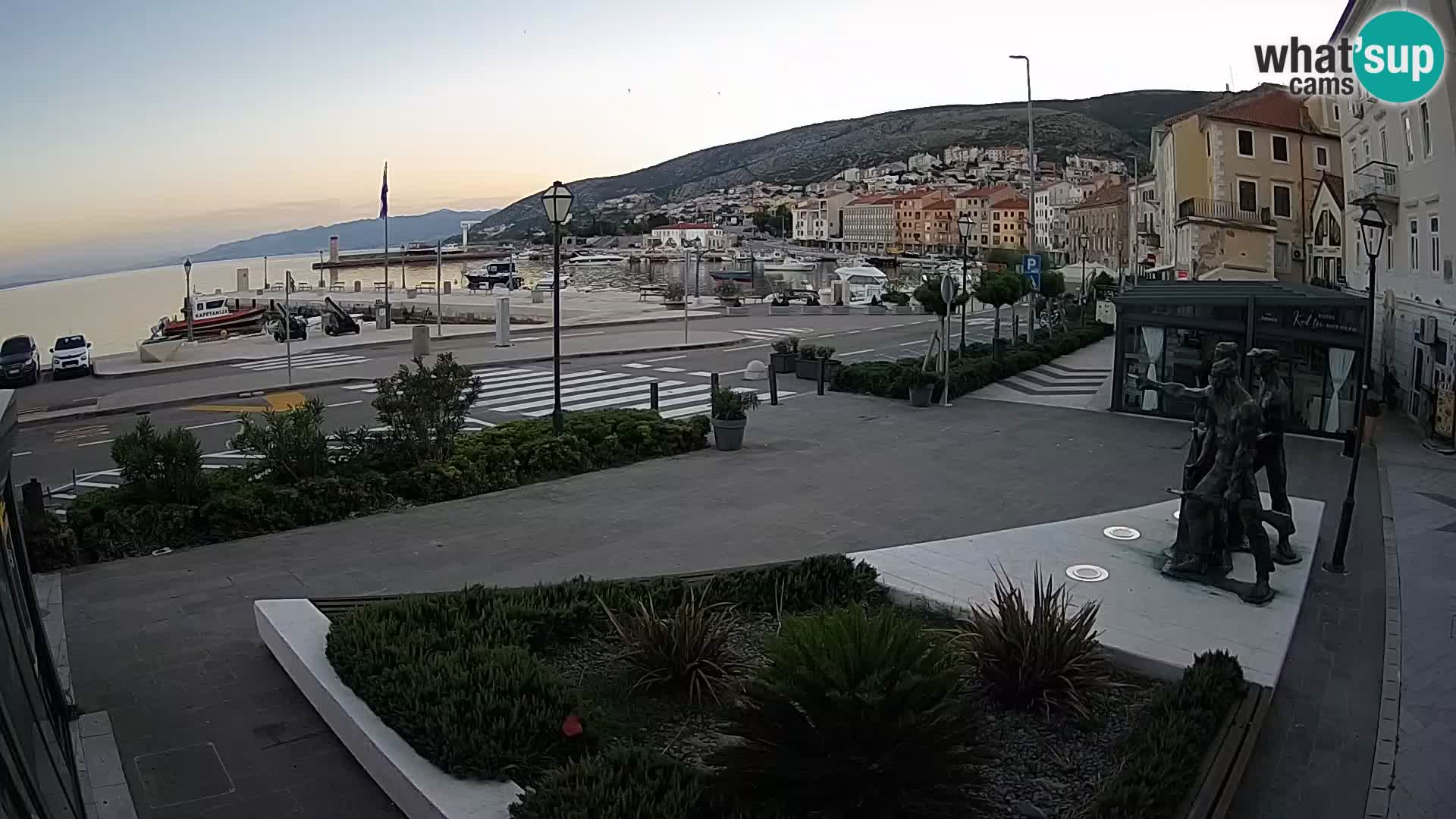 Live webcam Senj riva – fronte mare