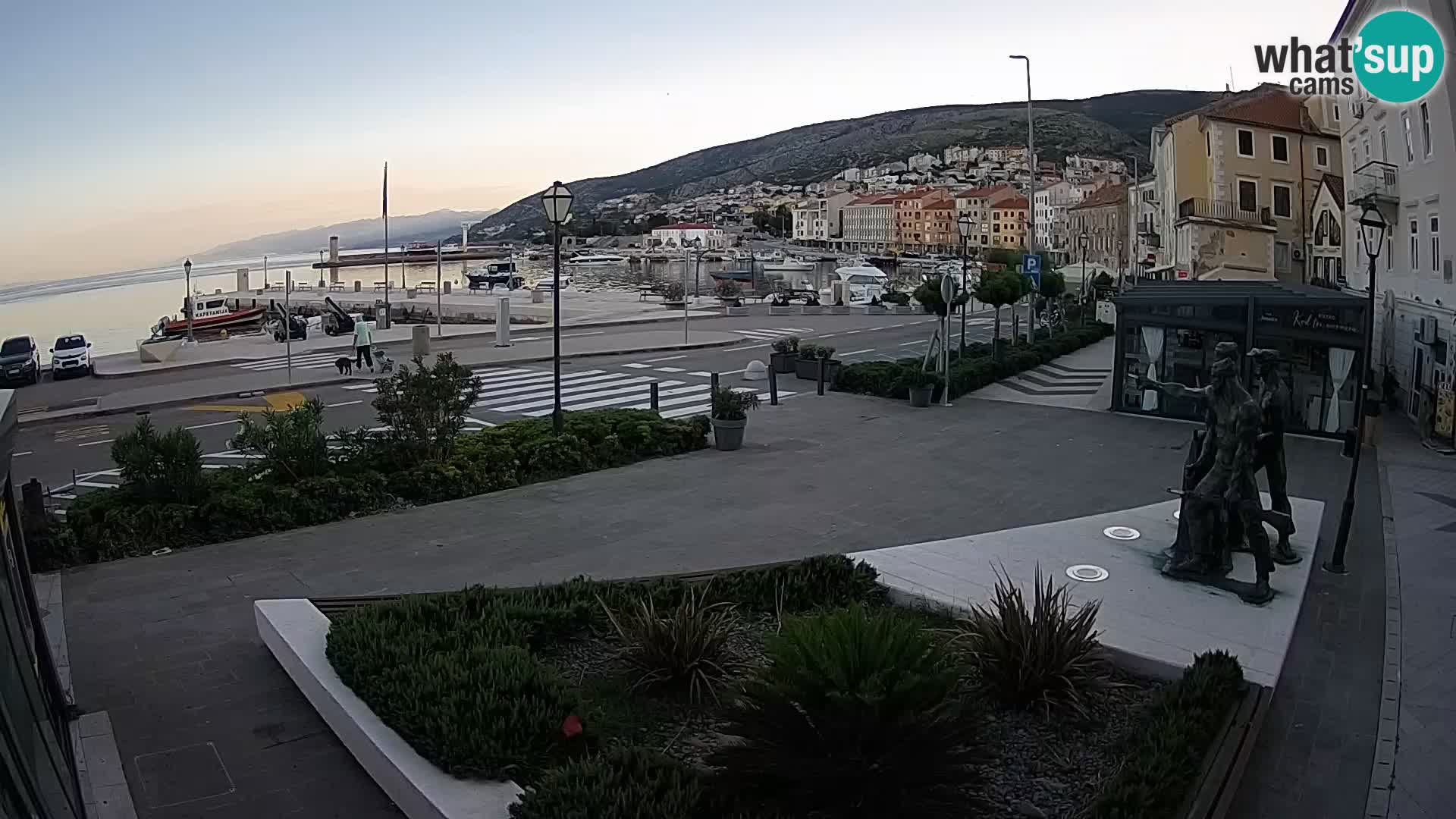 Live-Webcam Senj Riva – direkt am Meer – Kroatien