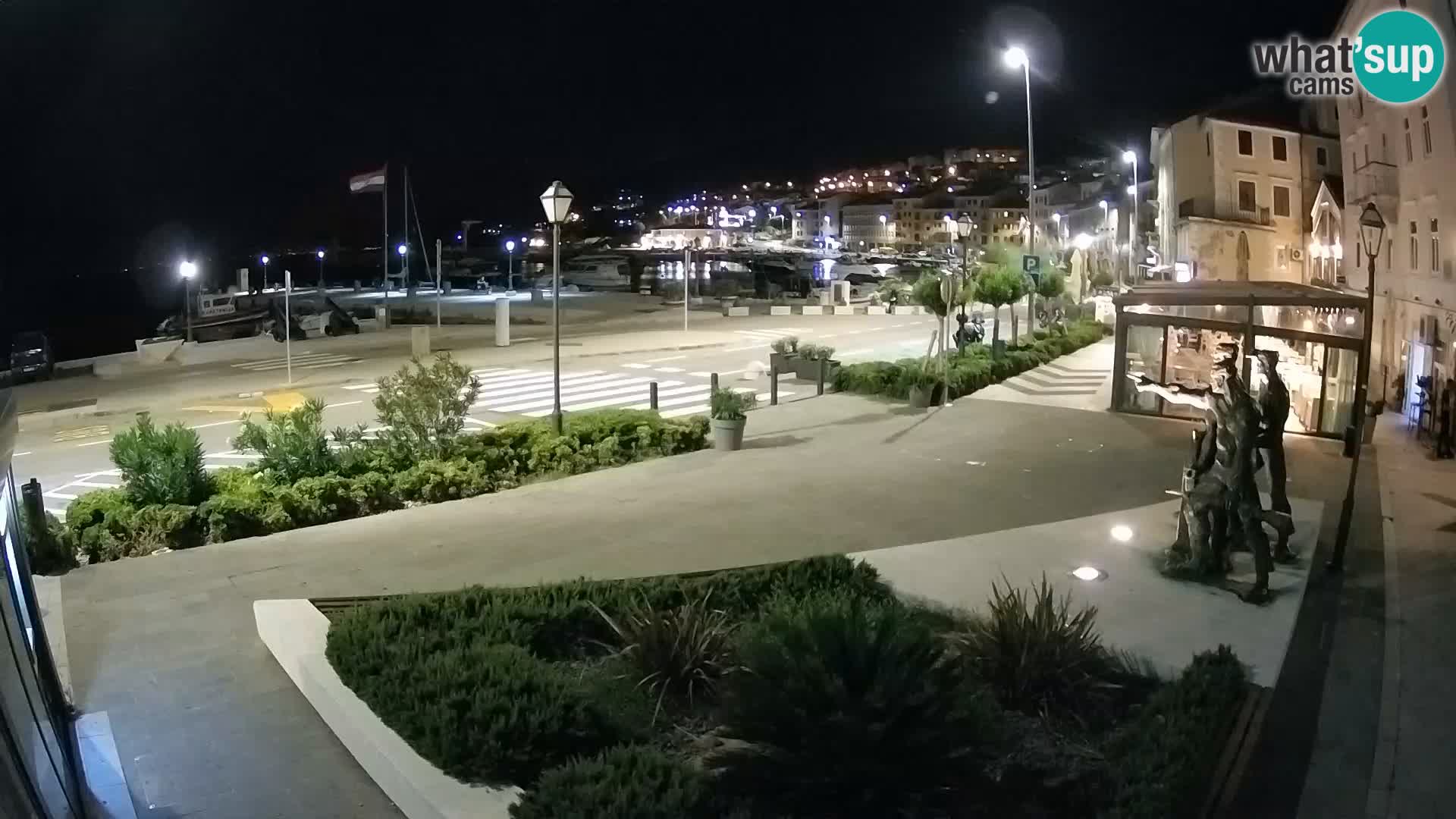 Live webcam Senj riva – seafront – Croatia