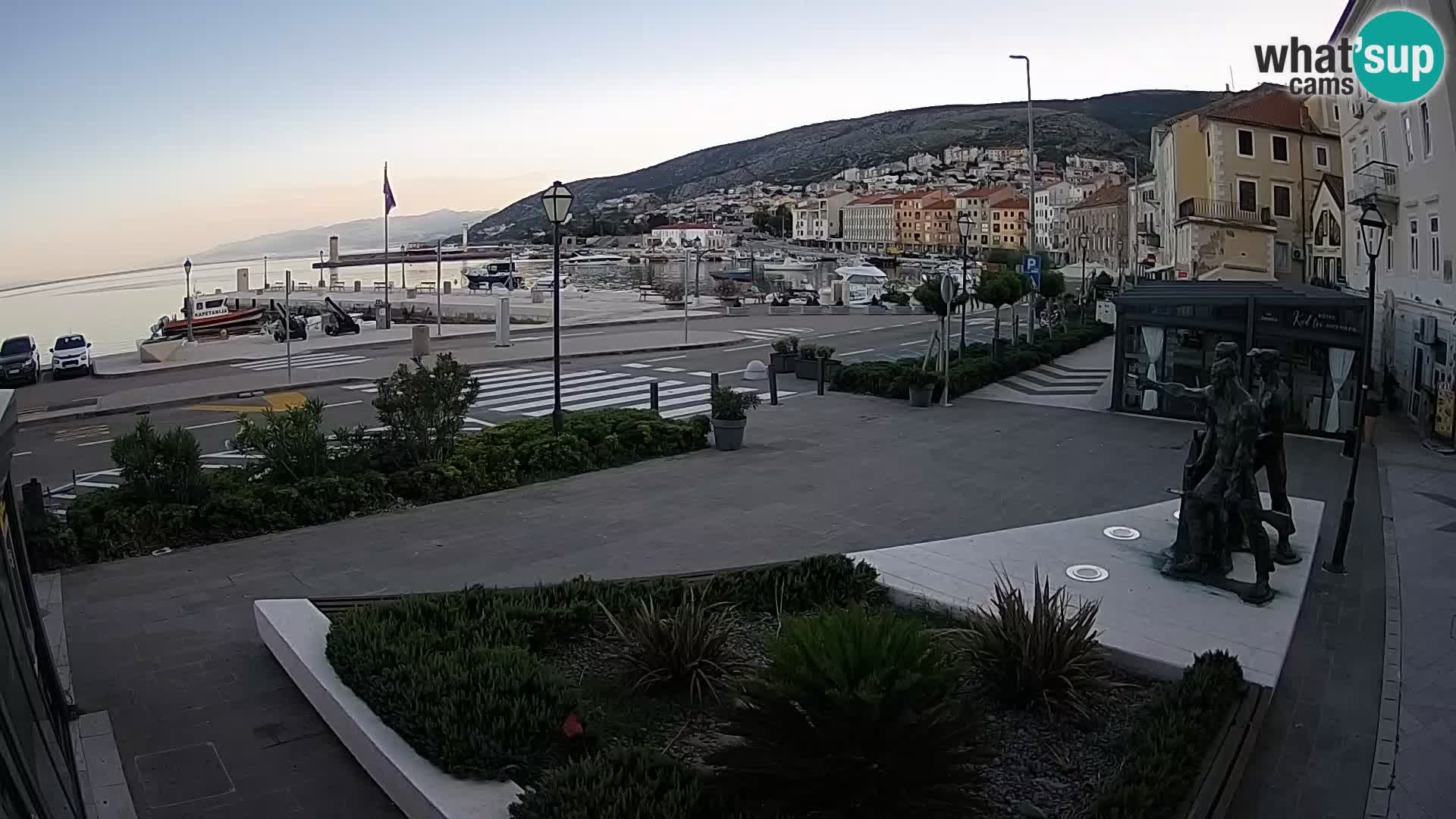 Live webcam Senj riva – seafront – Croatia