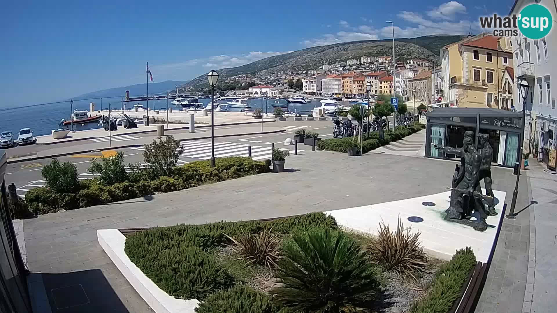 Live webcam Senj riva – seafront – Croatia