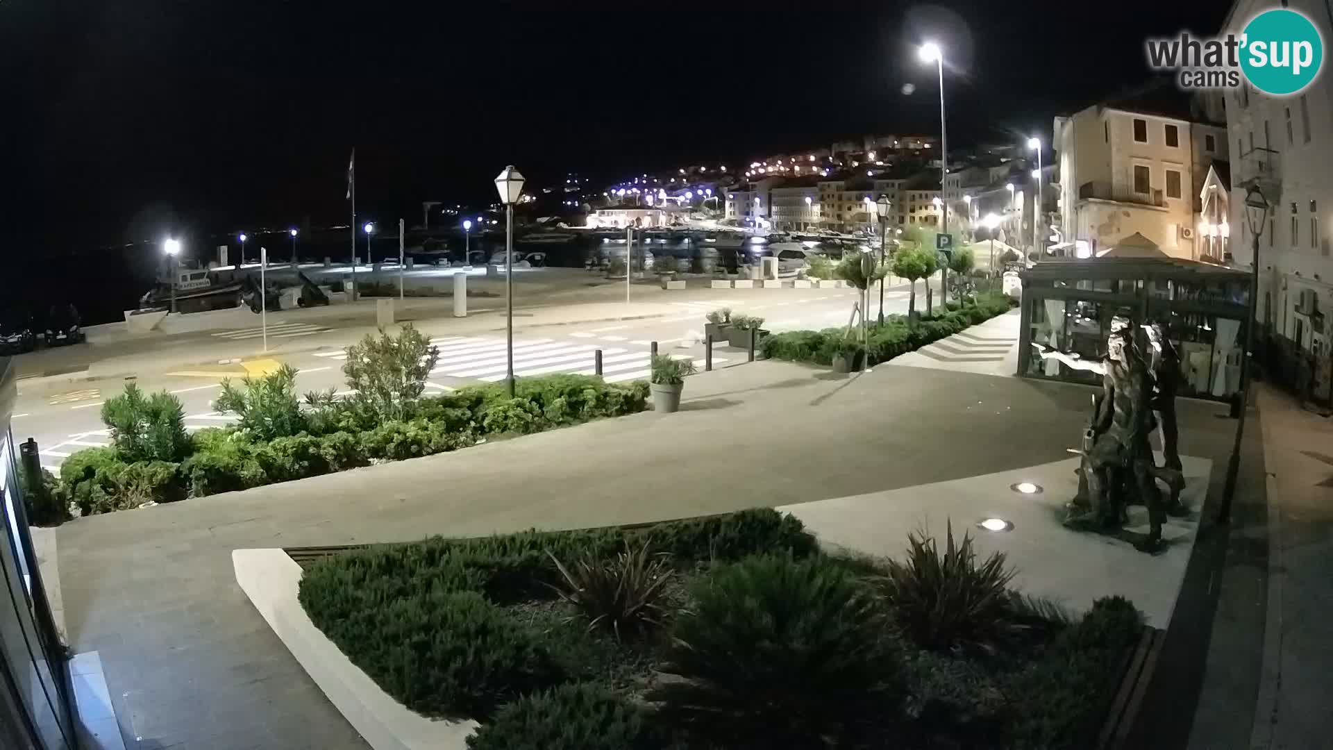 Live webcam Senj riva – seafront – Croatia