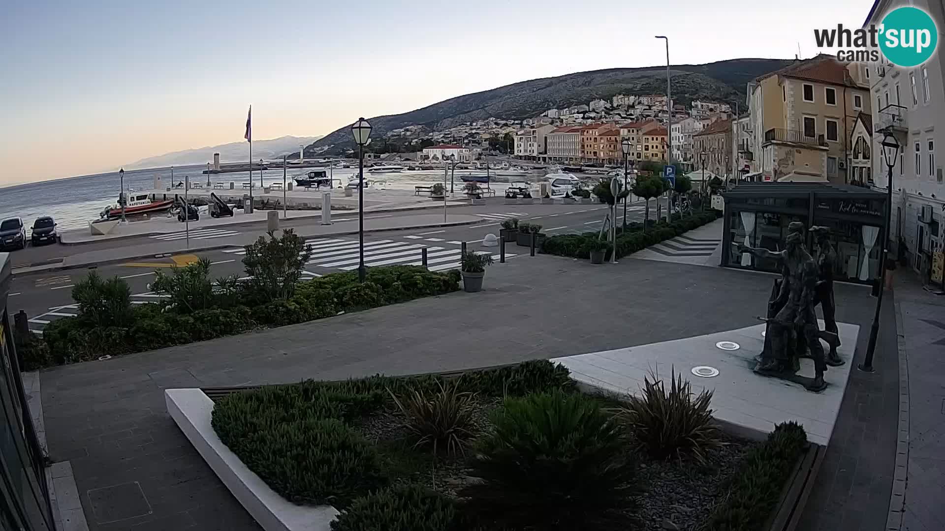 Live webcam Senj riva – seafront – Croatia