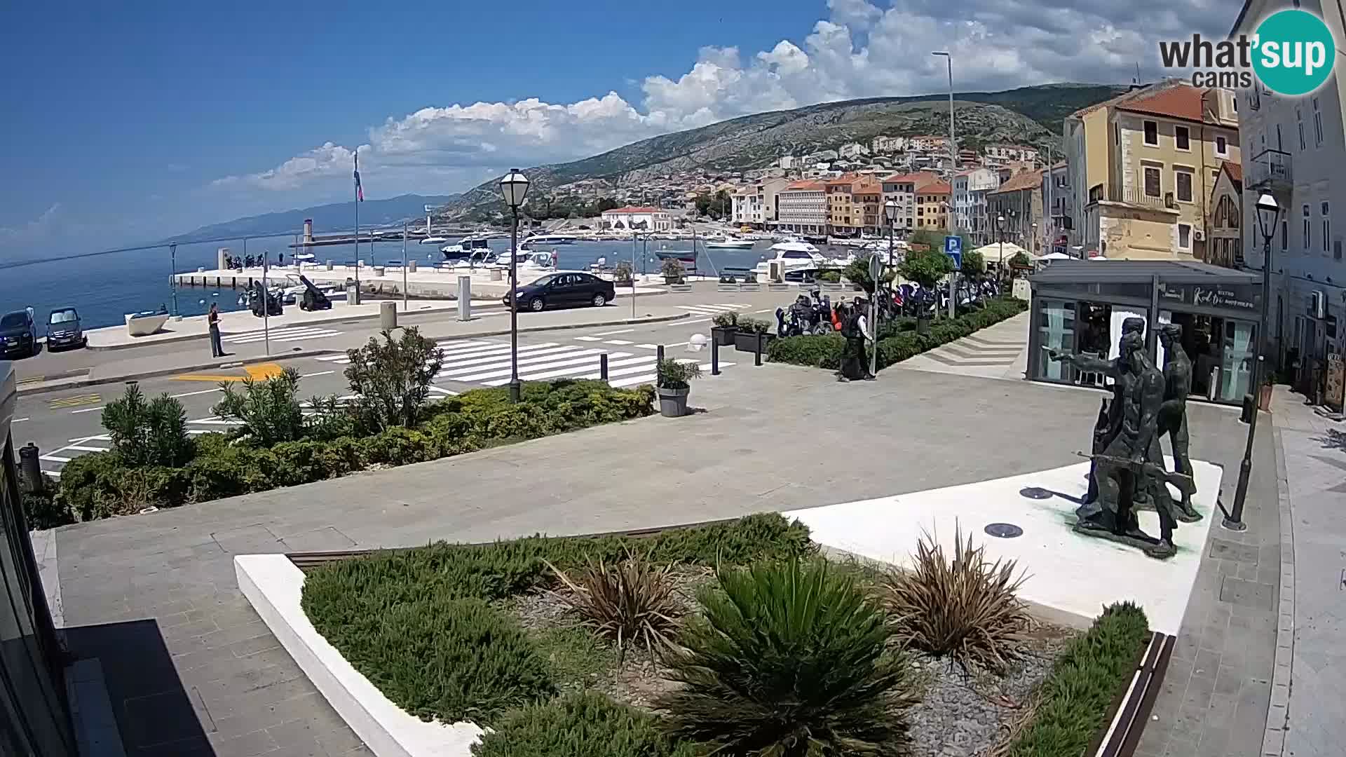 Live webcam Senj riva – seafront – Croatia