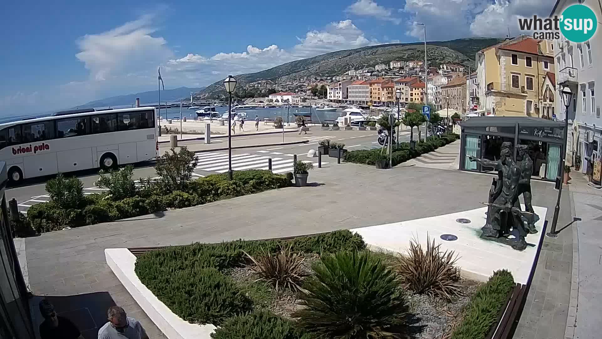 Live webcam Senj riva – seafront – Croatia