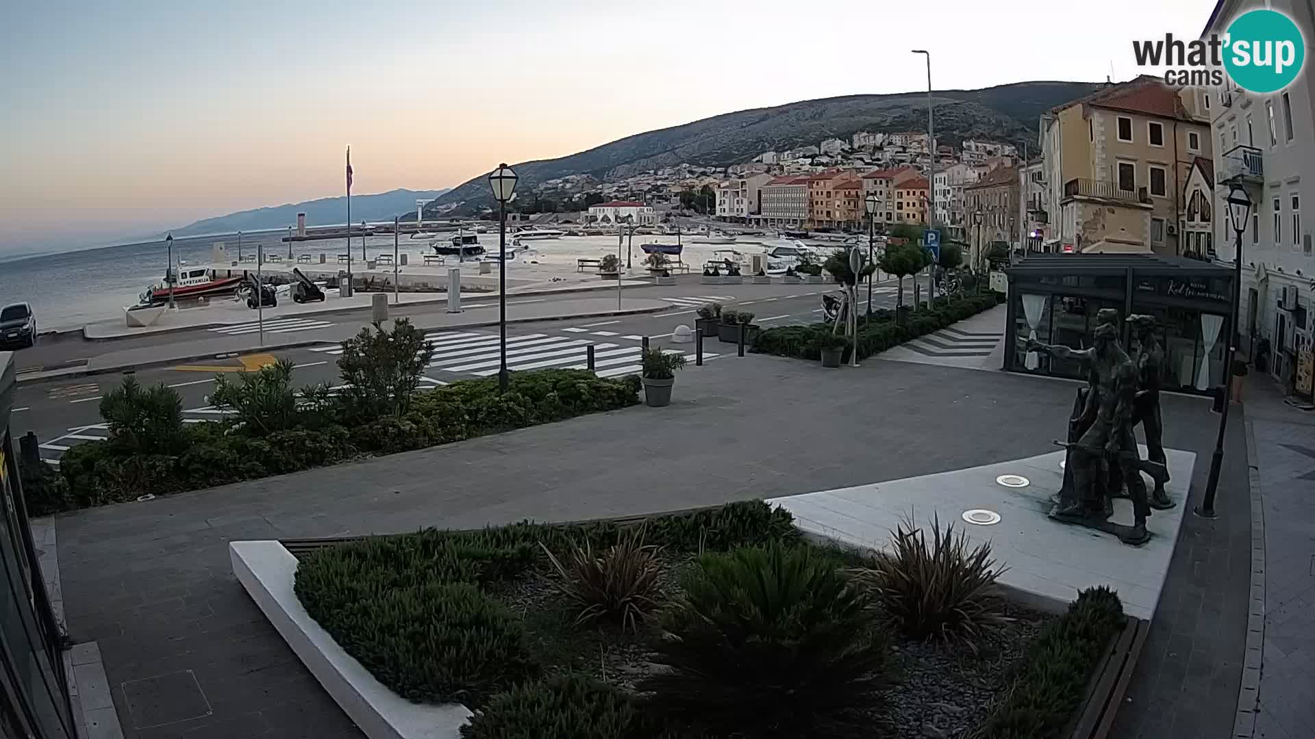 Live webcam Senj riva – seafront – Croatia