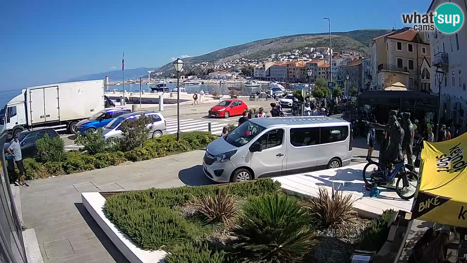 Live-Webcam Senj Riva – direkt am Meer – Kroatien
