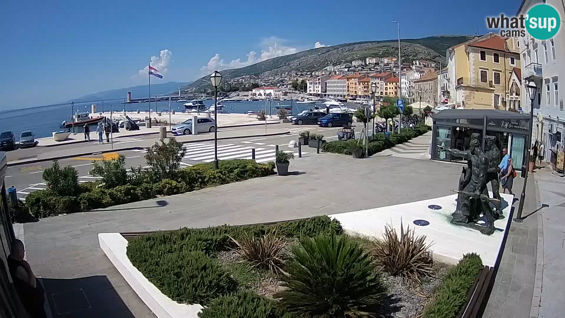 Spletna kamera v živo Senj riva – Hrvaška