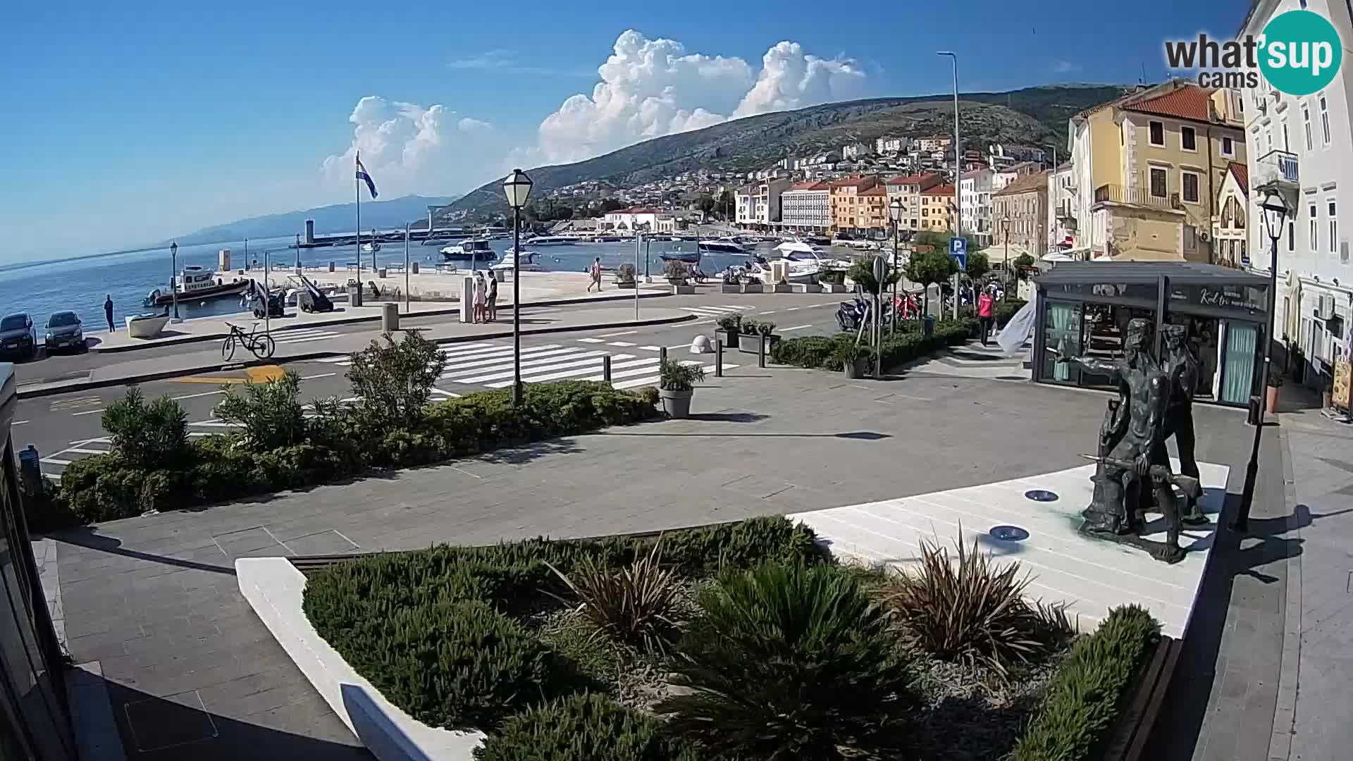 Spletna kamera v živo Senj riva – Hrvaška